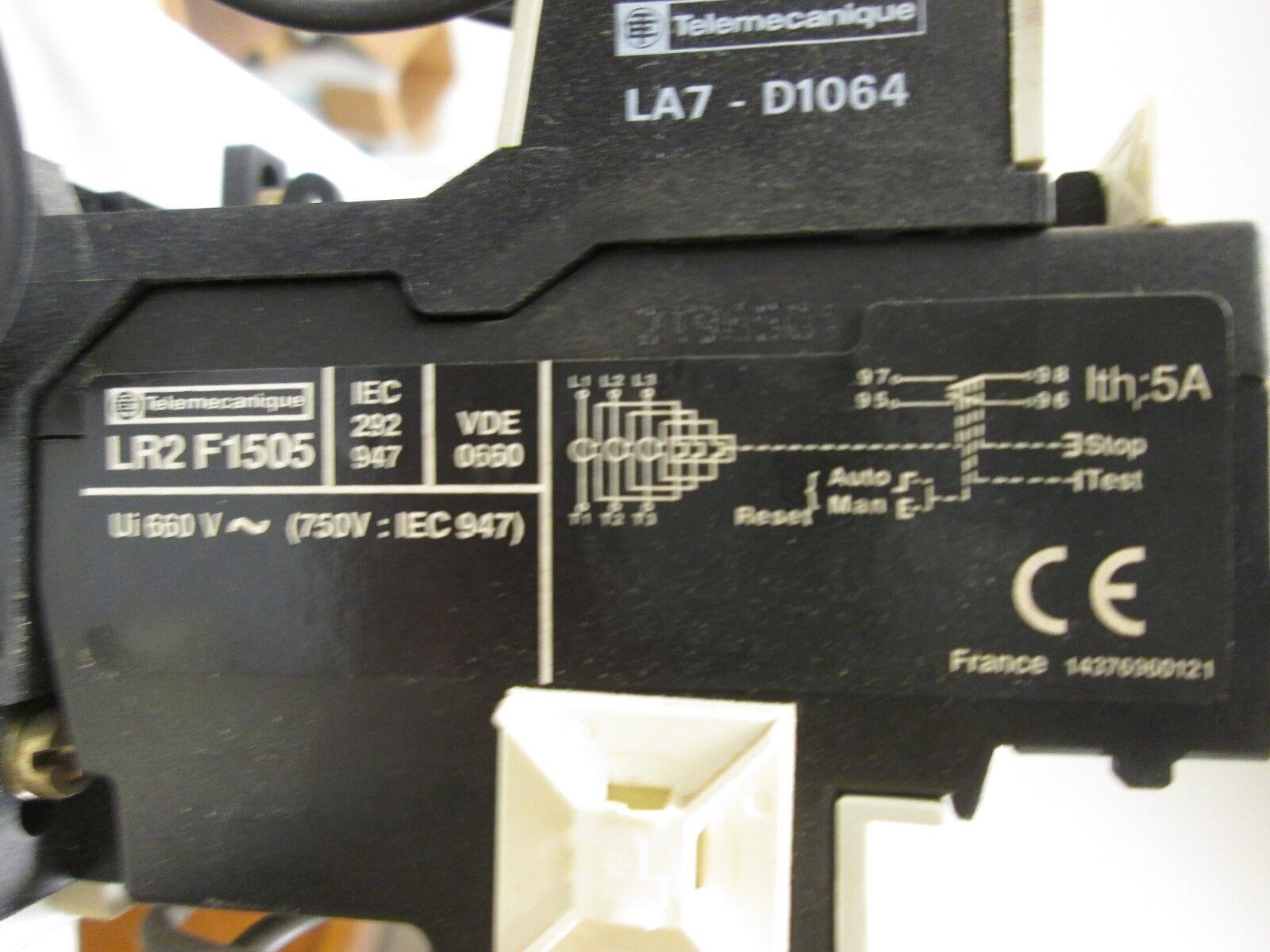 GE / Telemecanique Starter CK10CE300 LR2F6577 Coil KB7EJ 110-127V