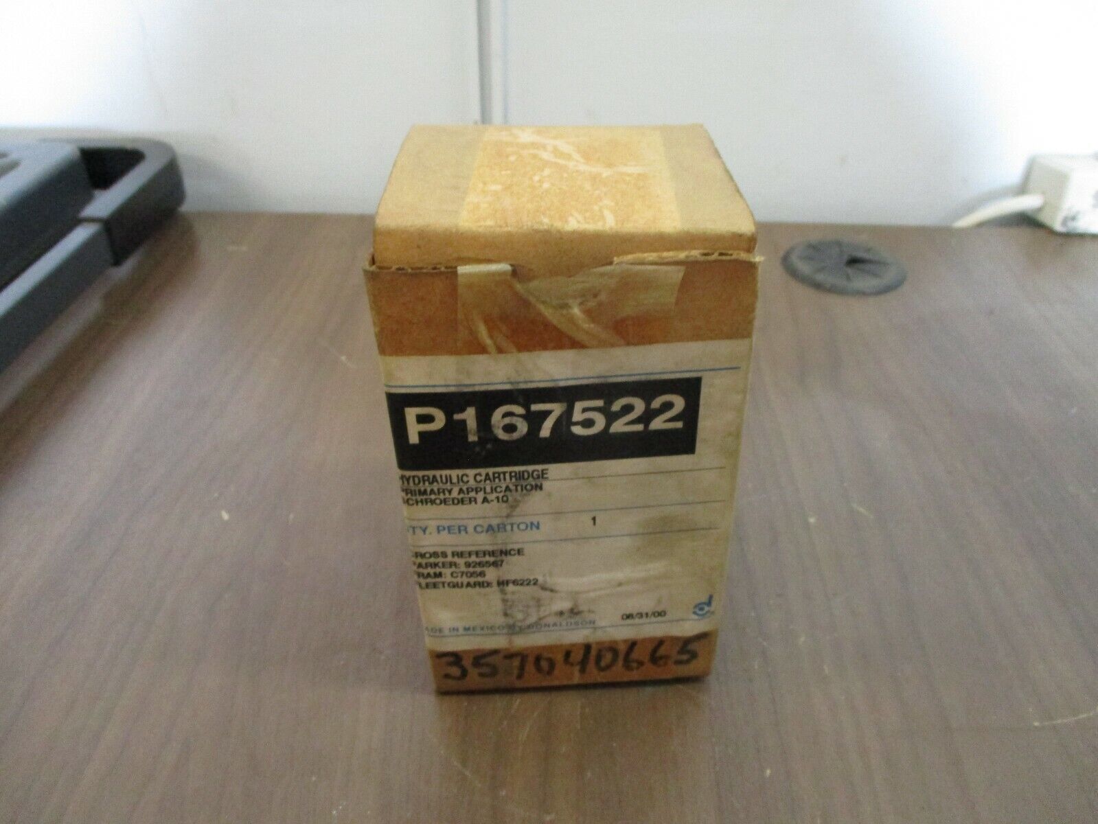 Donaldson Hydraulic Cartridge P167522 Schroeder A-10 New Surplus