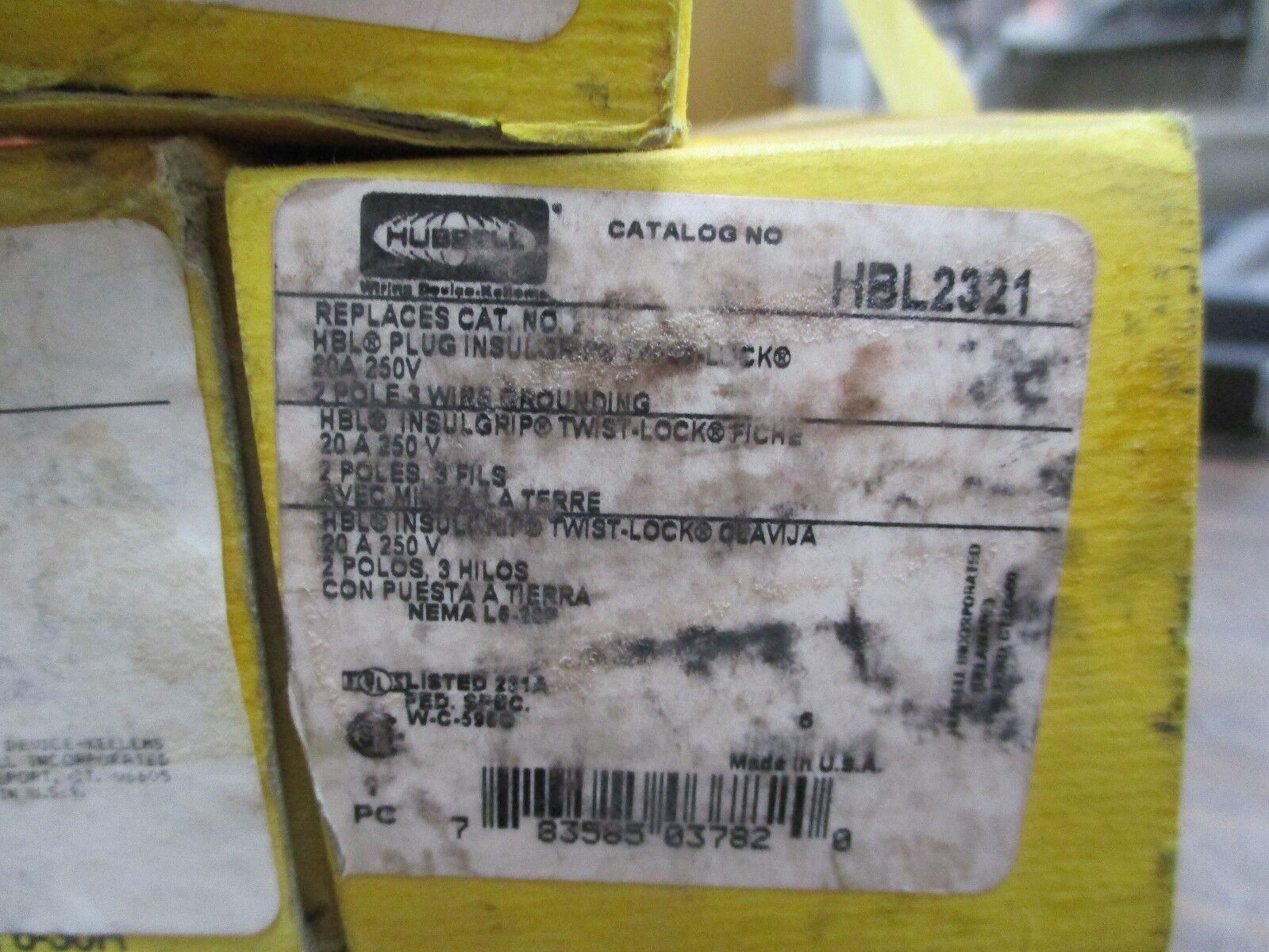 Hubbell Twist Lock Plugs HBL9330 HBL2321 HBL2321 HBL2311 HBL2311 *Lot of 5*