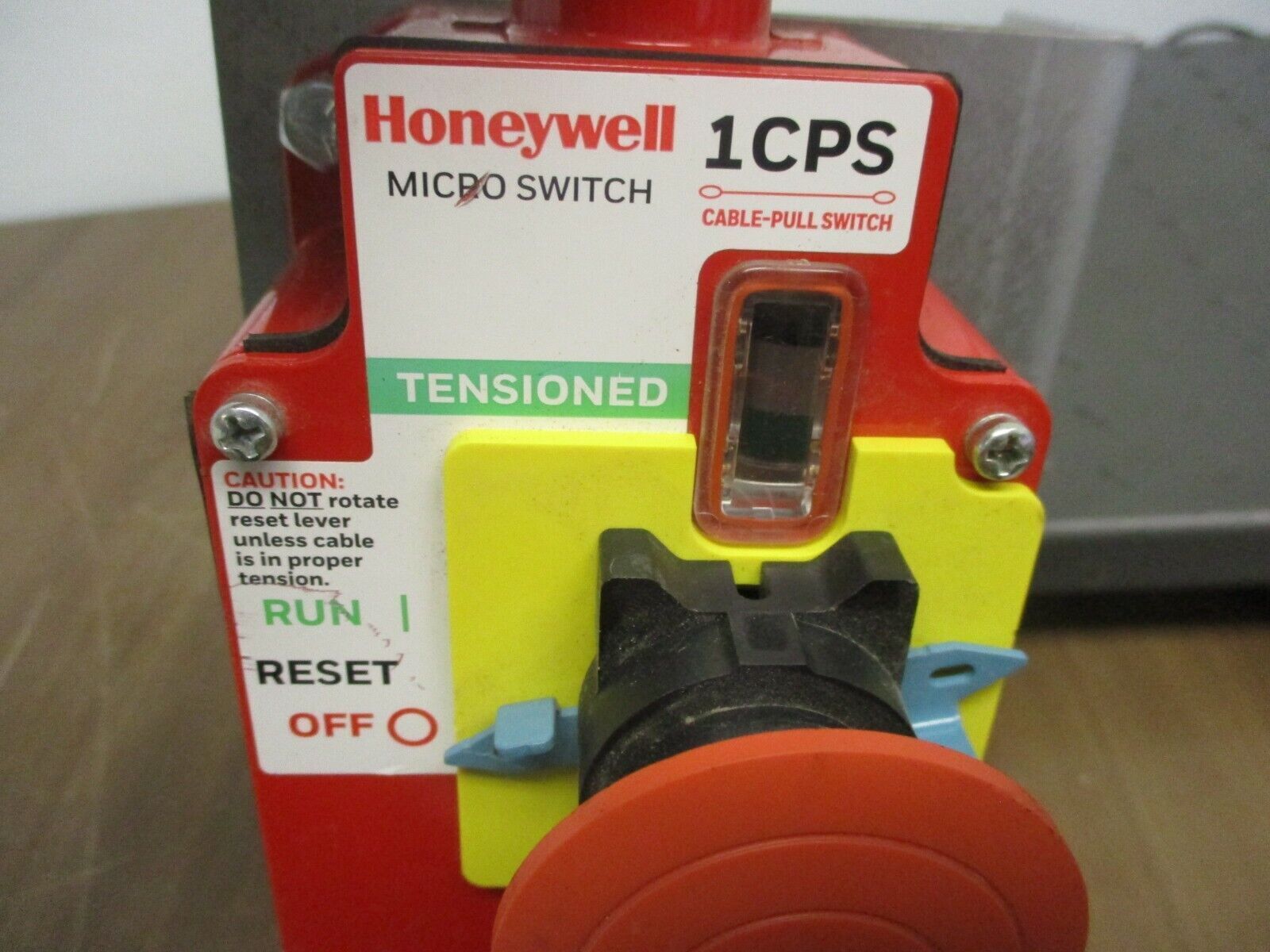 Honeywell Micro Switch Cable Pull Switch 1CPSA2-F03 w/Mounting Plate Type 1 Encl