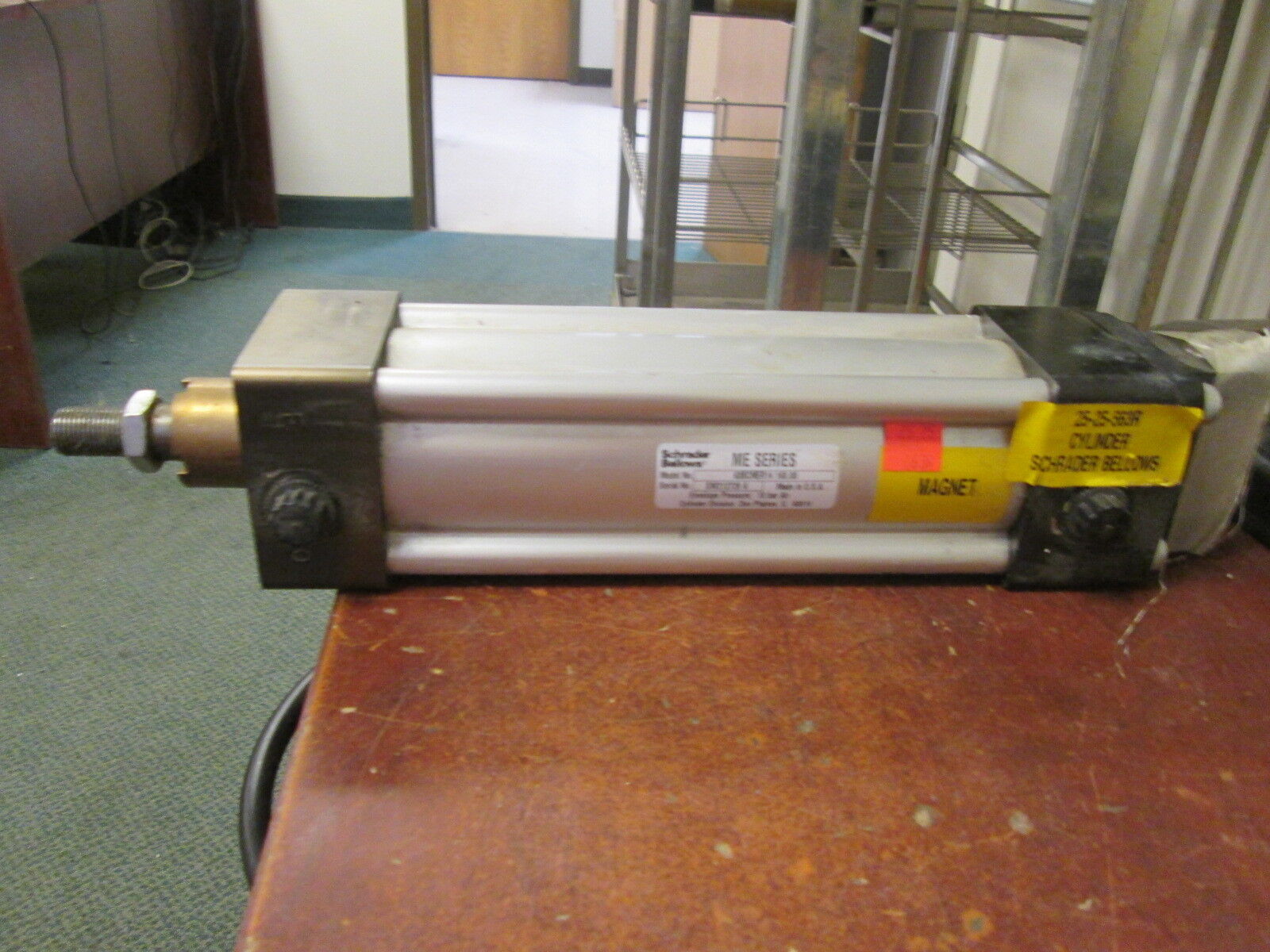 Schrader Bellows ME Series Pneumatic Cylinder 63BCMER14 160.00 10 Bar Air Used
