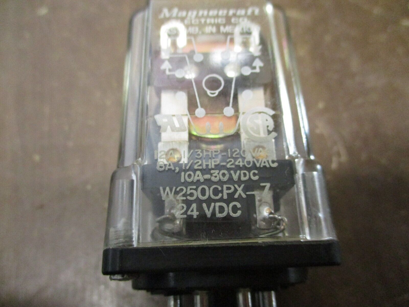 Magnecraft Relay W250CPX-7 24VDC Coil *Lot of 3* Used