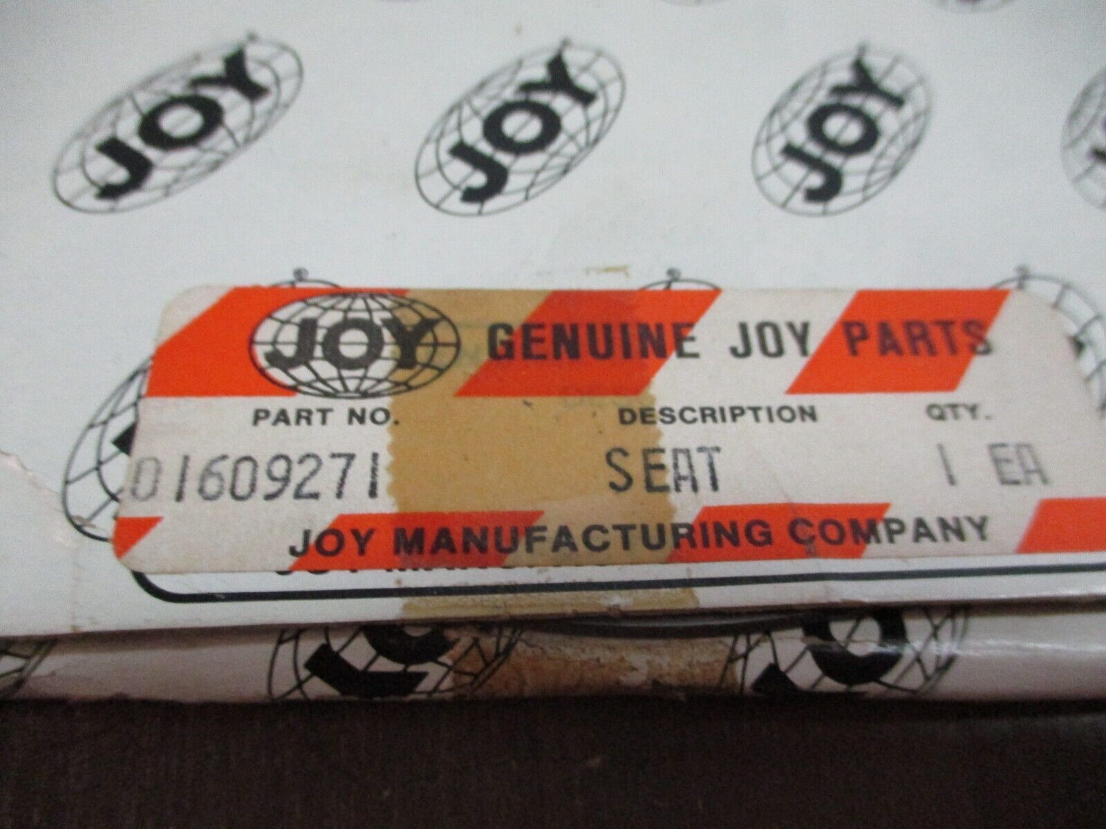 Joy Valve Seat 01609271 New Surplus