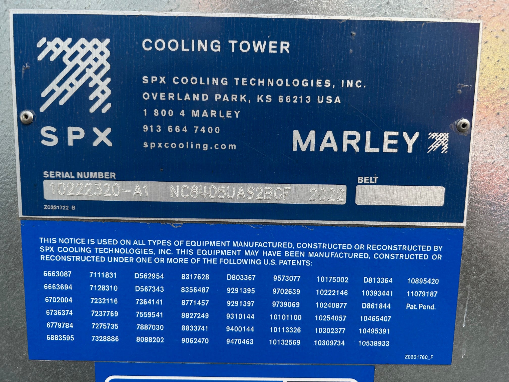 Temporary Water Cooled Chiller Package 1520 Ton 480V Trane CVHF760 Marley NC8405