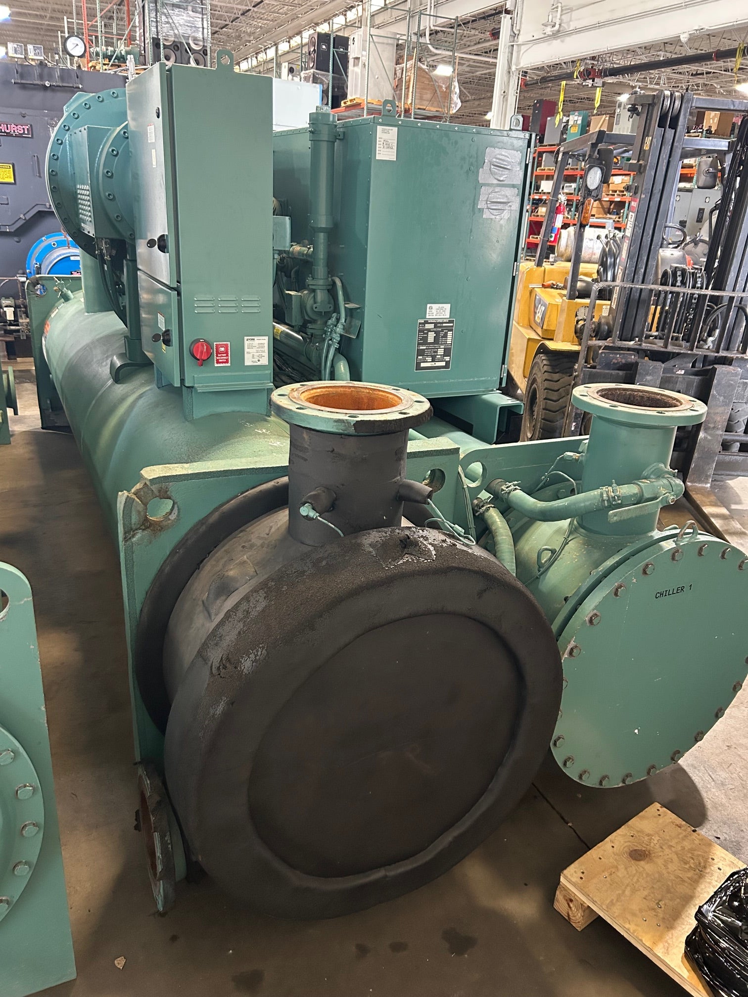York YMC2 Water Cooled Chiller YMC2-S1407ABS 400 Ton MFD 2017