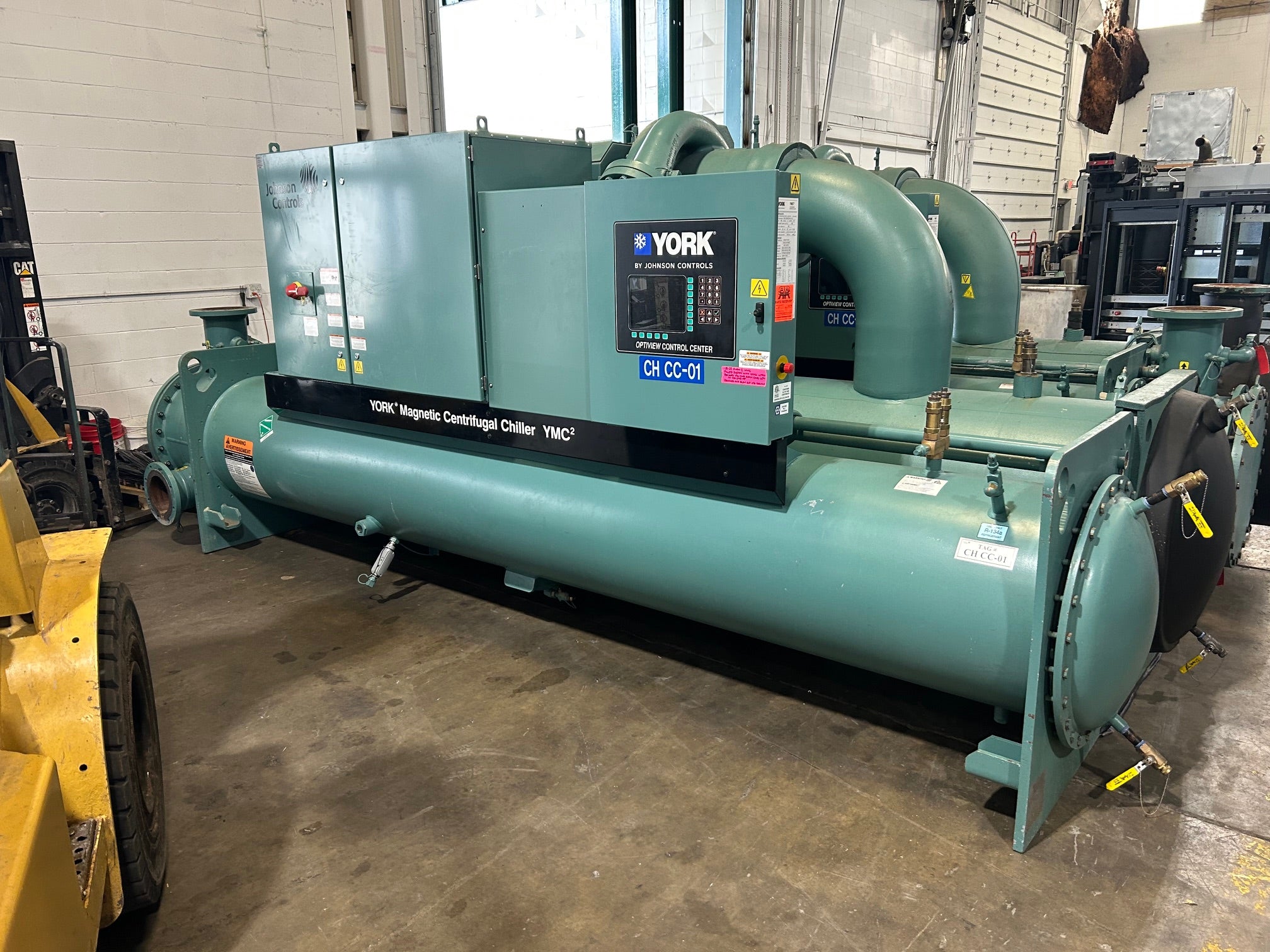 York YMC2 Water Cooled Chiller YMC2-S1407ABS 400 Ton MFD 2017