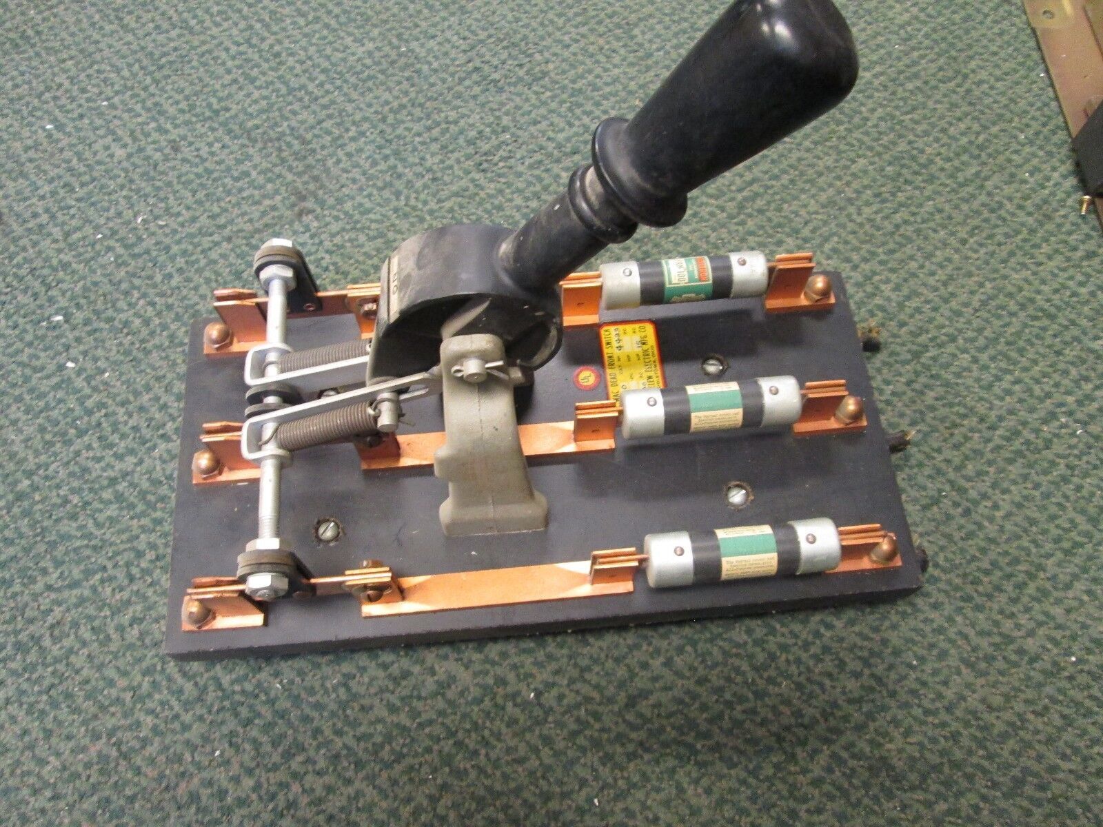 Barkelew Type WAC Dead Front Switch 4433 100A 600V w/100A Fuses *Fuses May Vary*