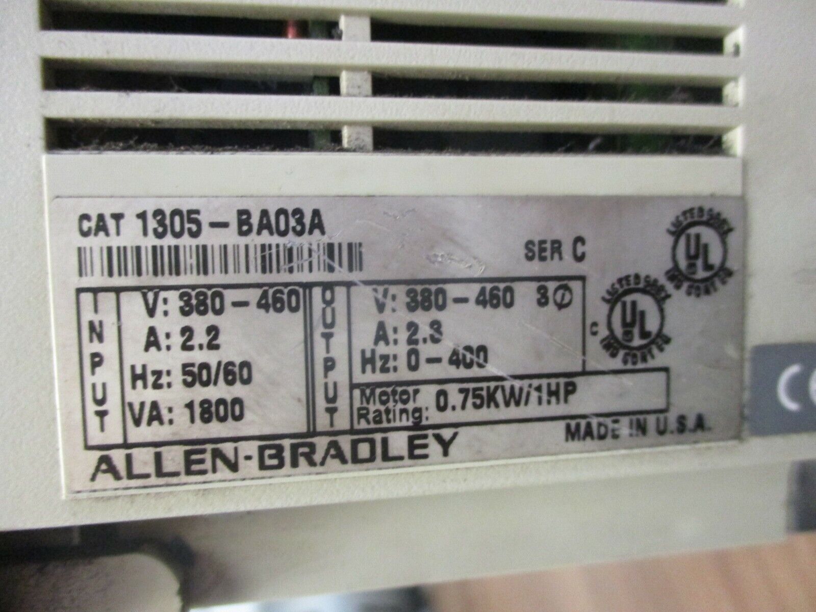 Allen-Bradley AC Drive 1305-BA03A Used