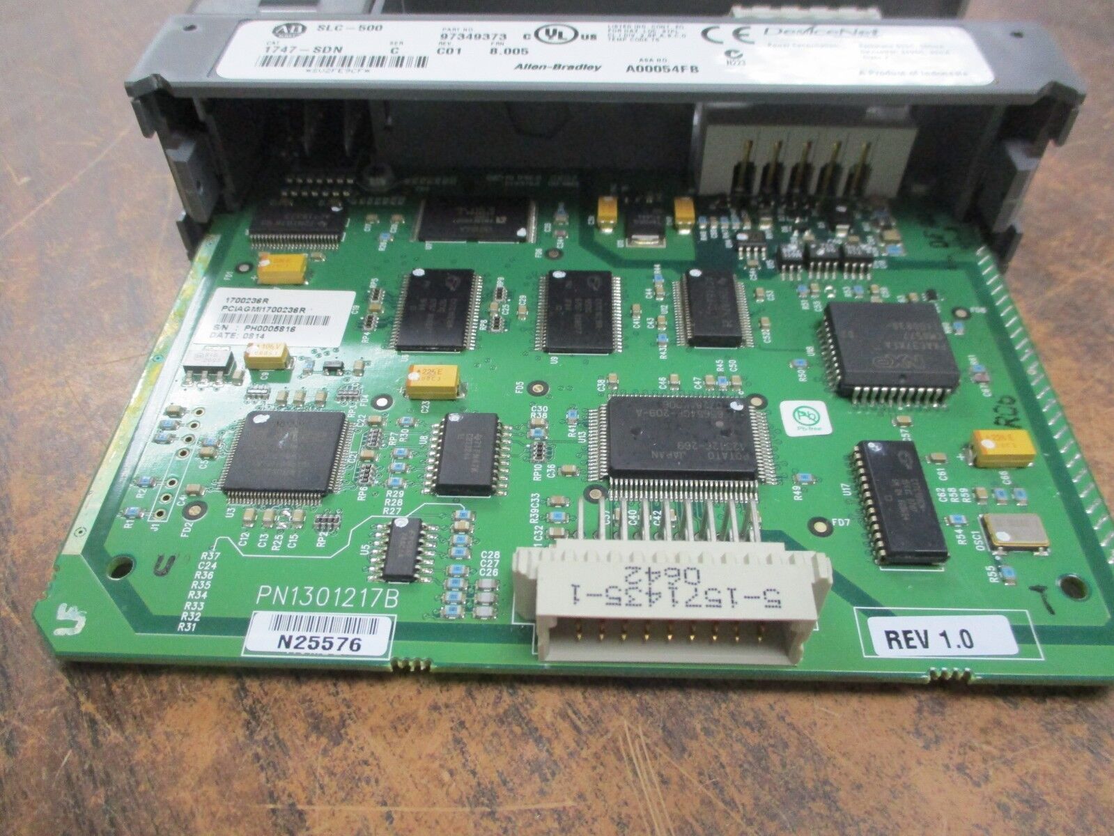 Allen-Bradley SLC 500 DeviceNet Scanner Module 1747-SDN Ser. C Rev. C01 Used