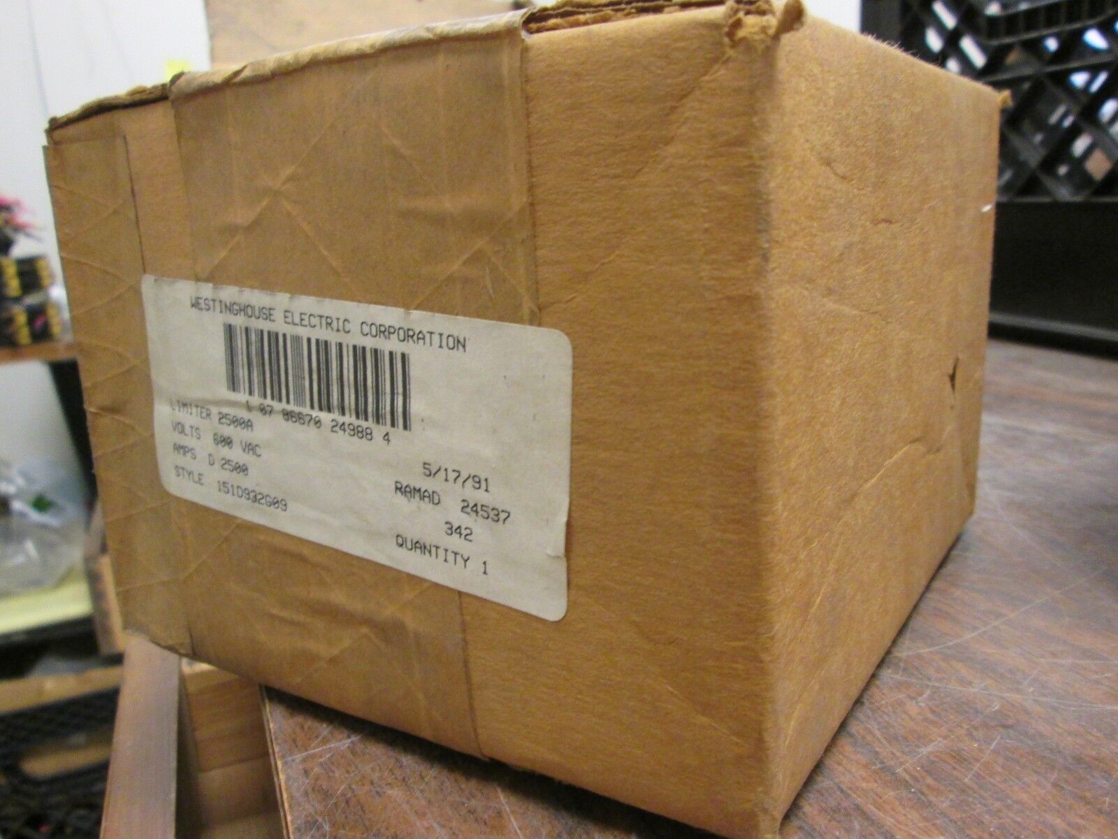 Westinghouse DSL Limiter Fuse 151D932G09 600V size: D2500 New Surplus