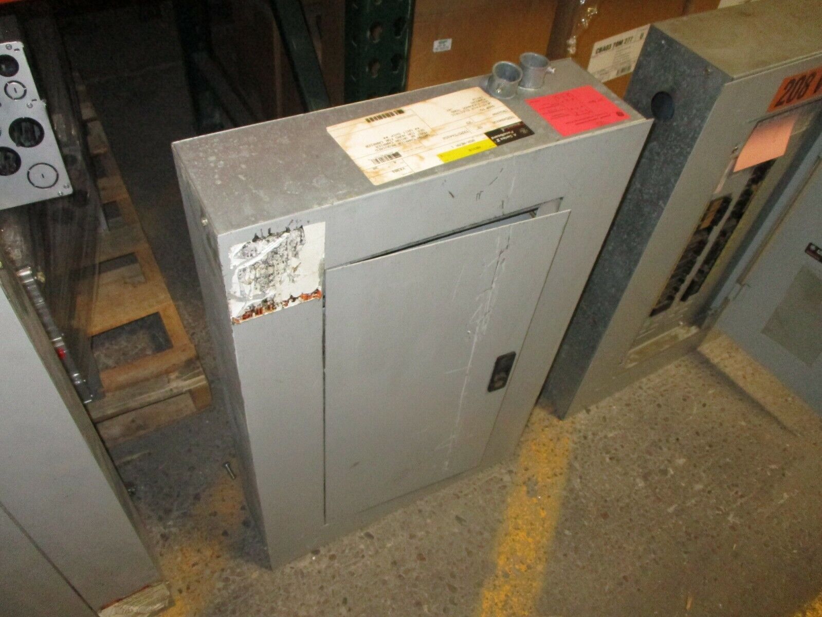 GE Main Breaker Circuit Breaker Panel AQF3241ATX 100A Main 125A Max 208Y/120V