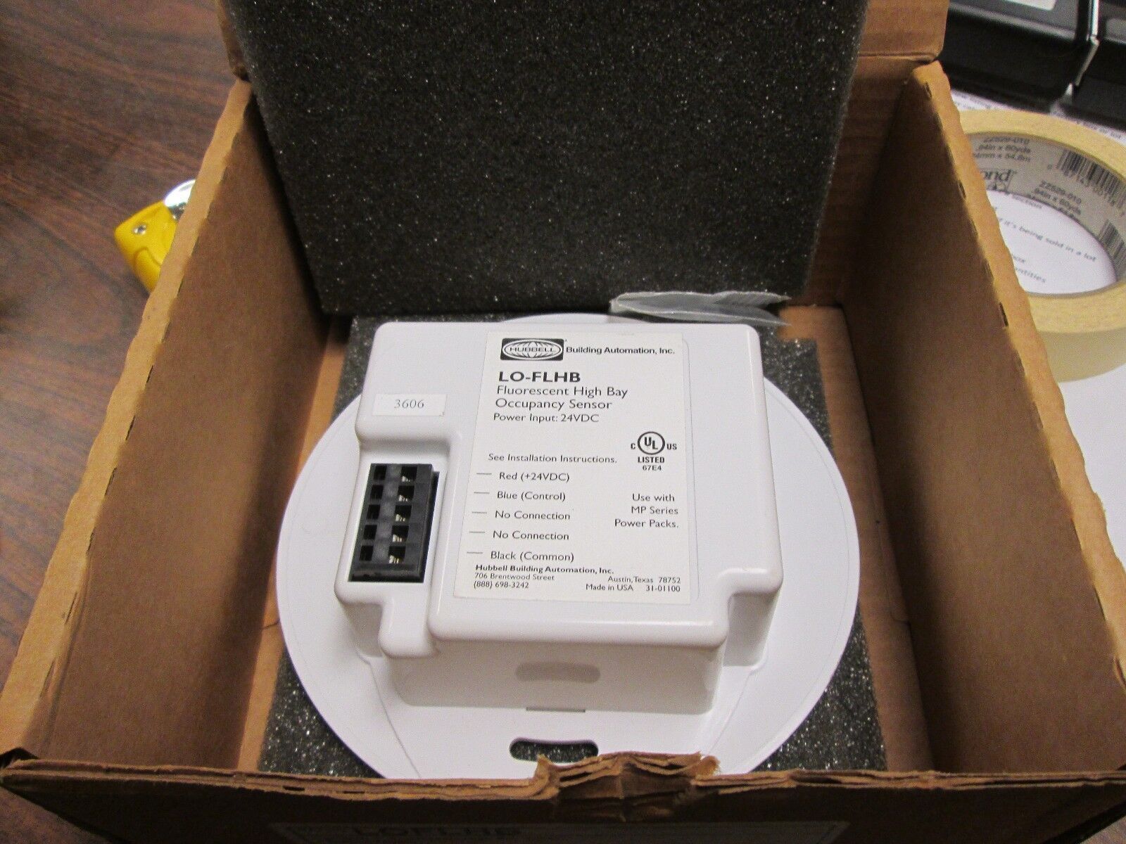 Hubbell Fluorescent Highbay Sensor LOFLHB 24 VDC 1 Outlet