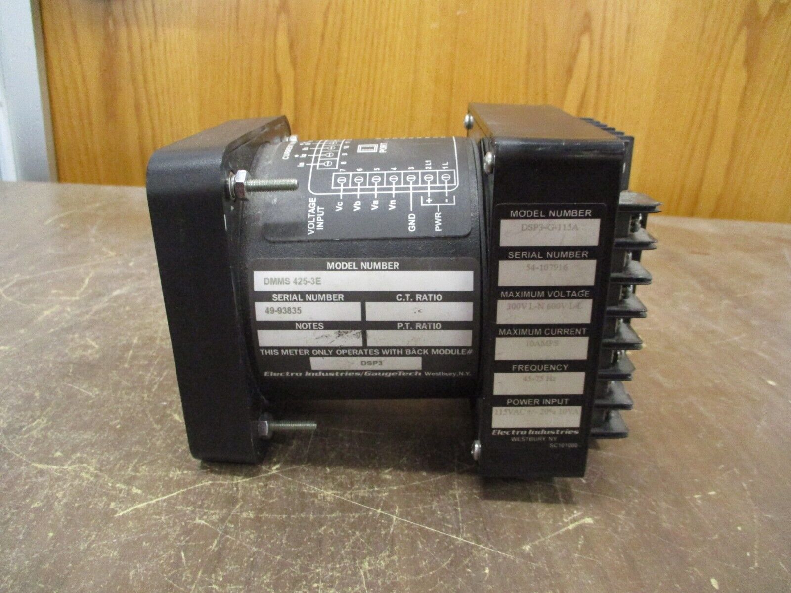 Electro Industries / GaugeTech Power Monitor DMMS 425-3E Used