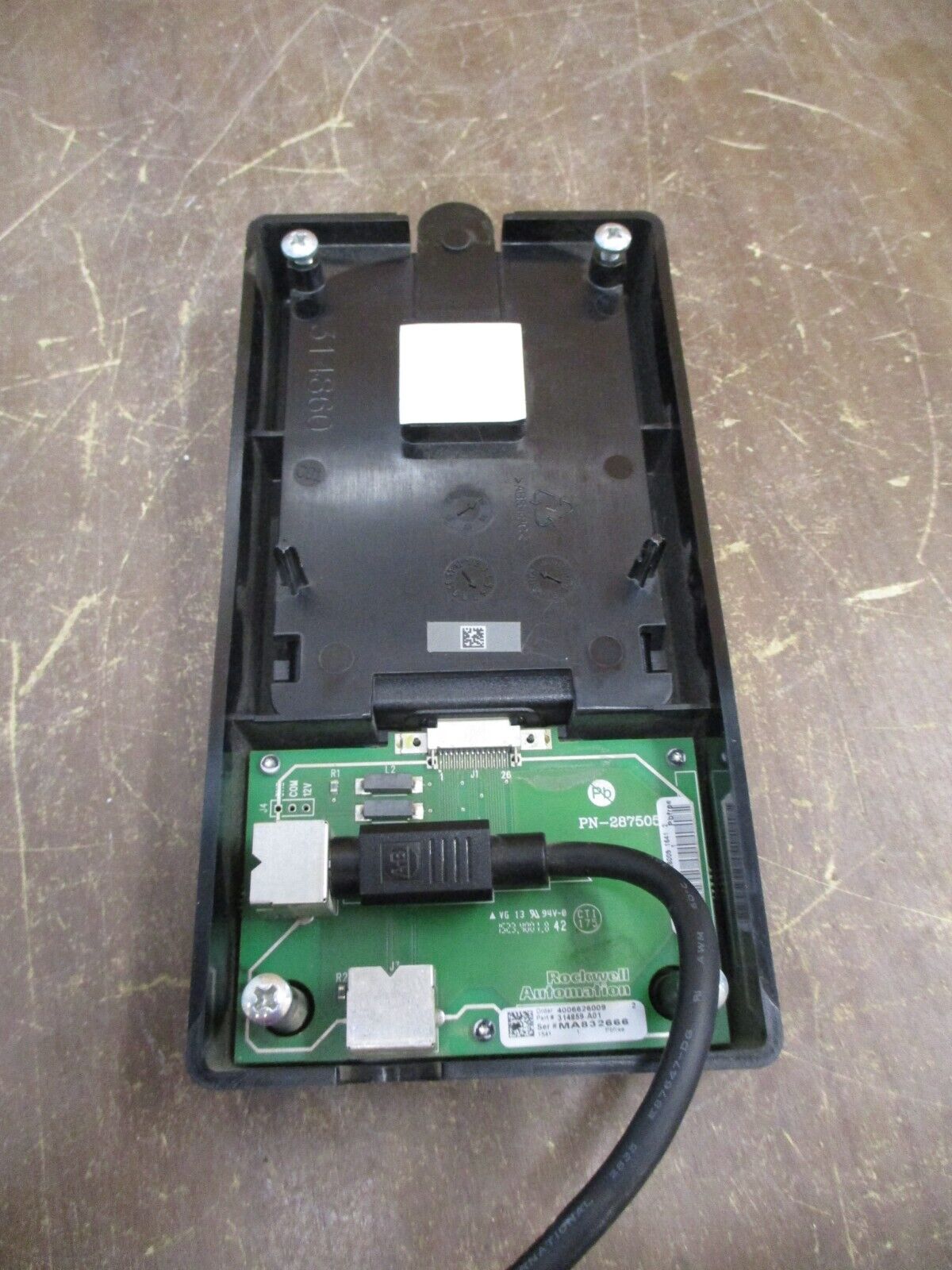 Allen-Bradley Keypad 20-HIM-A6 Ser. A F/W: V2.005 w/ External Mount Used