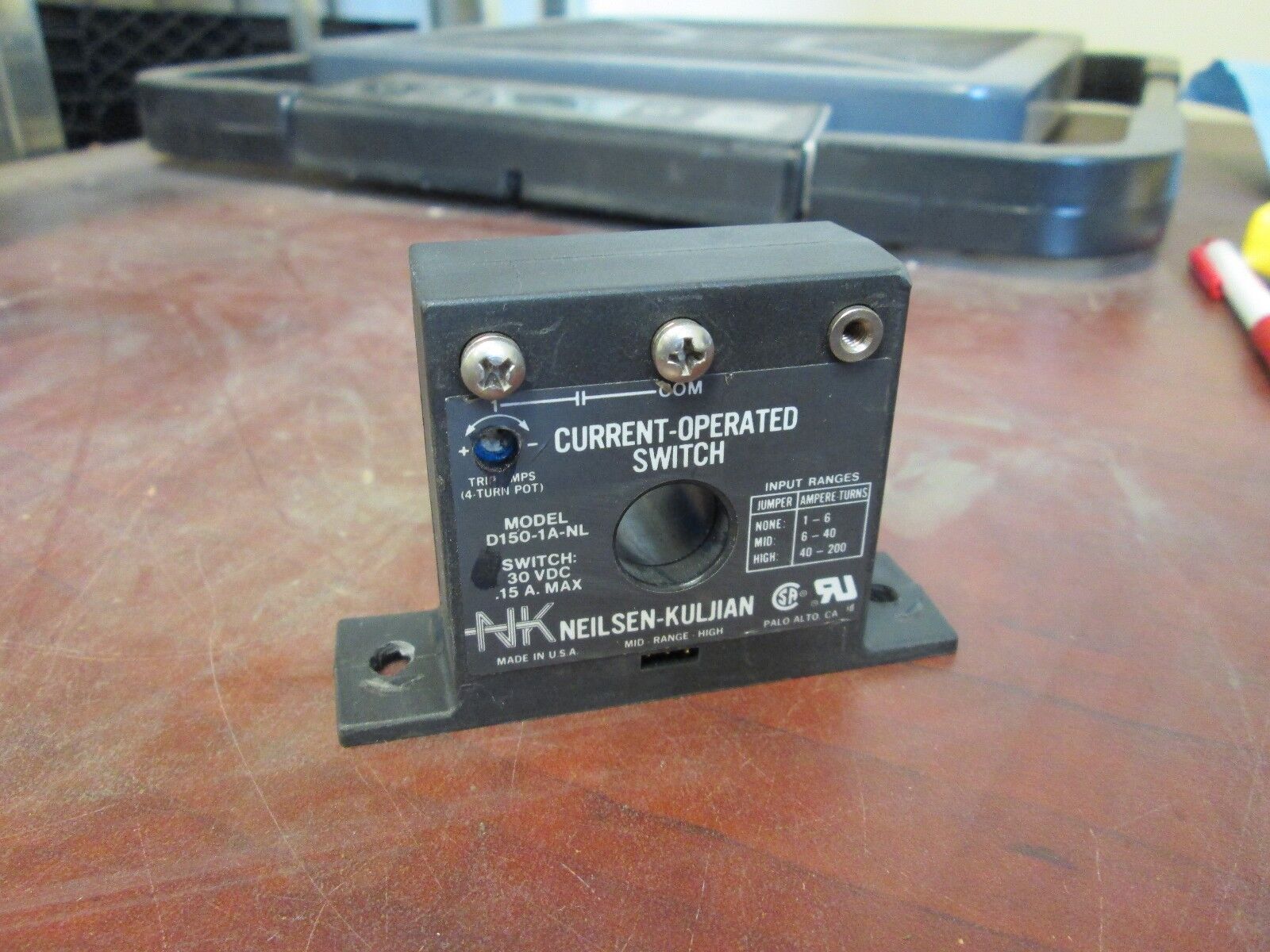 NK Technologies Current Switch D150-1A-NL 1-200A Used