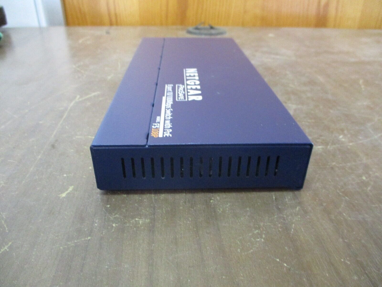 Netgear ProSafe 8-Port 10/100 Switch w/ 4-Port POE FS108Pv3 *No Power Cord* Used