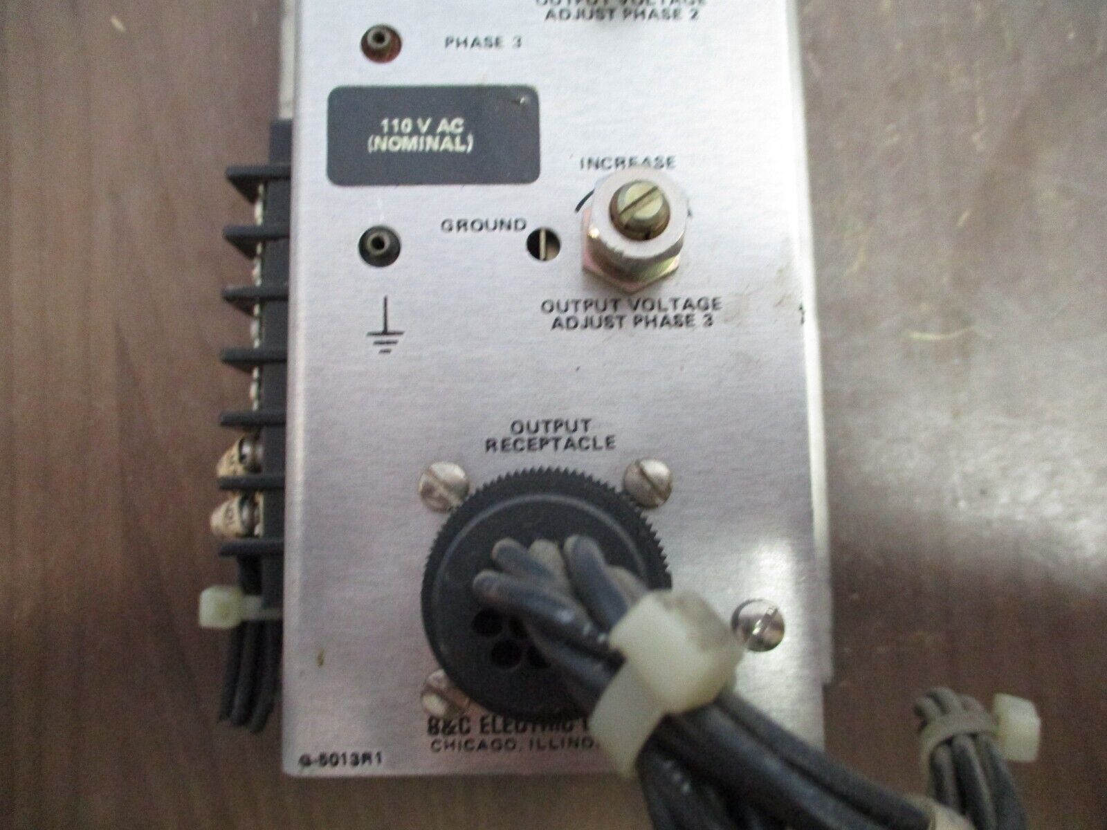 Burden Resistor Assembly TA-1120 110VAC 3Ph Used