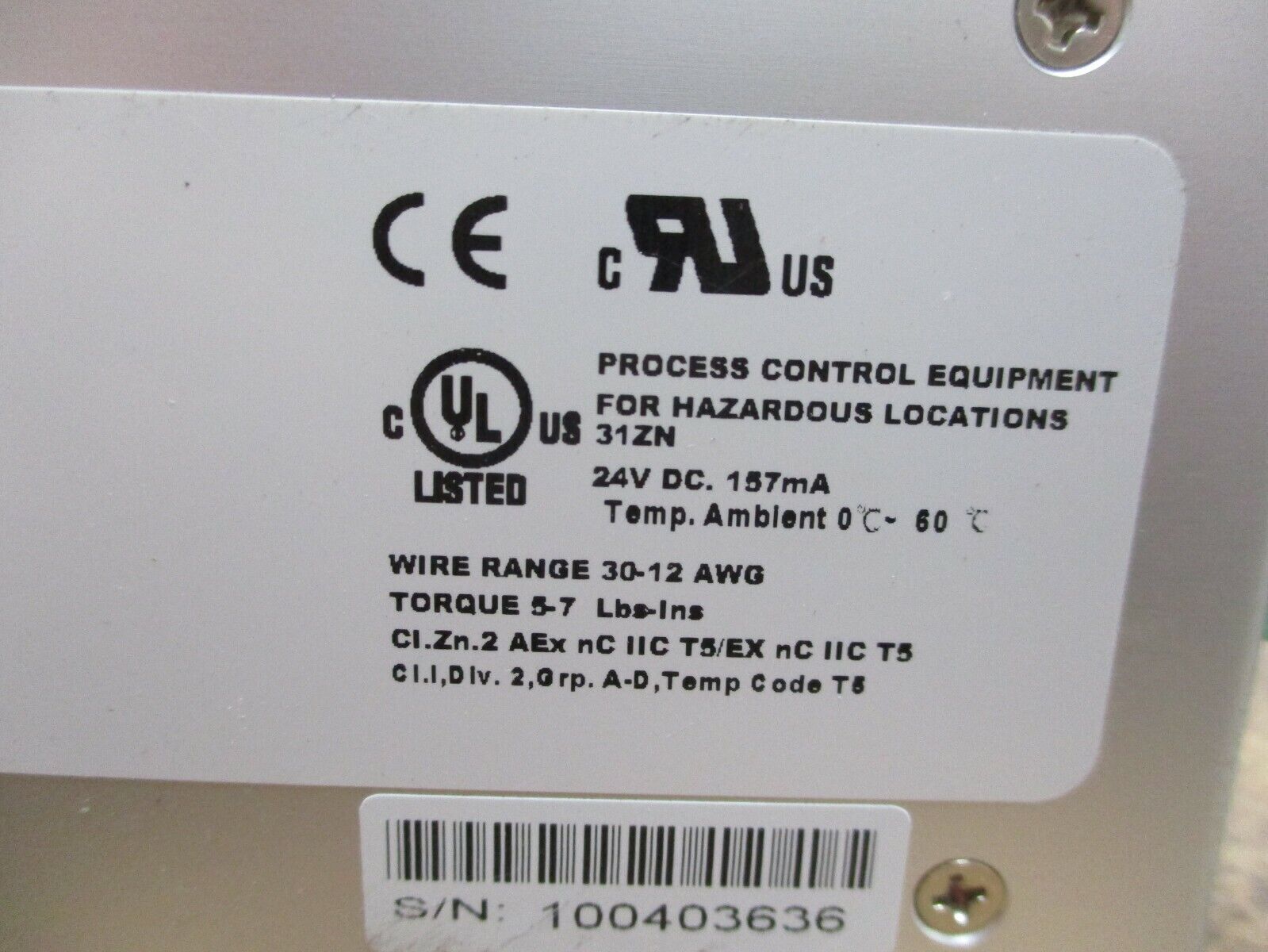Phoenix Contact 5-Port Ethernet Switch SFN 5TX 24VDC 157mA Used