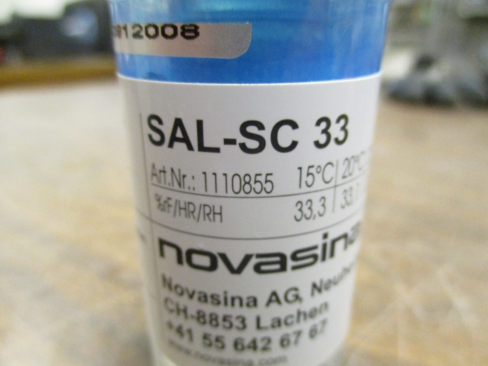 Novasina Sensor-Check Salt Standard SAL-SC33 New Surplus