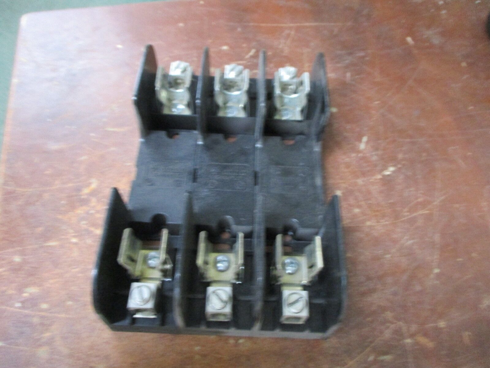 Gould Shawmut Fuse Block 60308R 30A 600V 3P Used