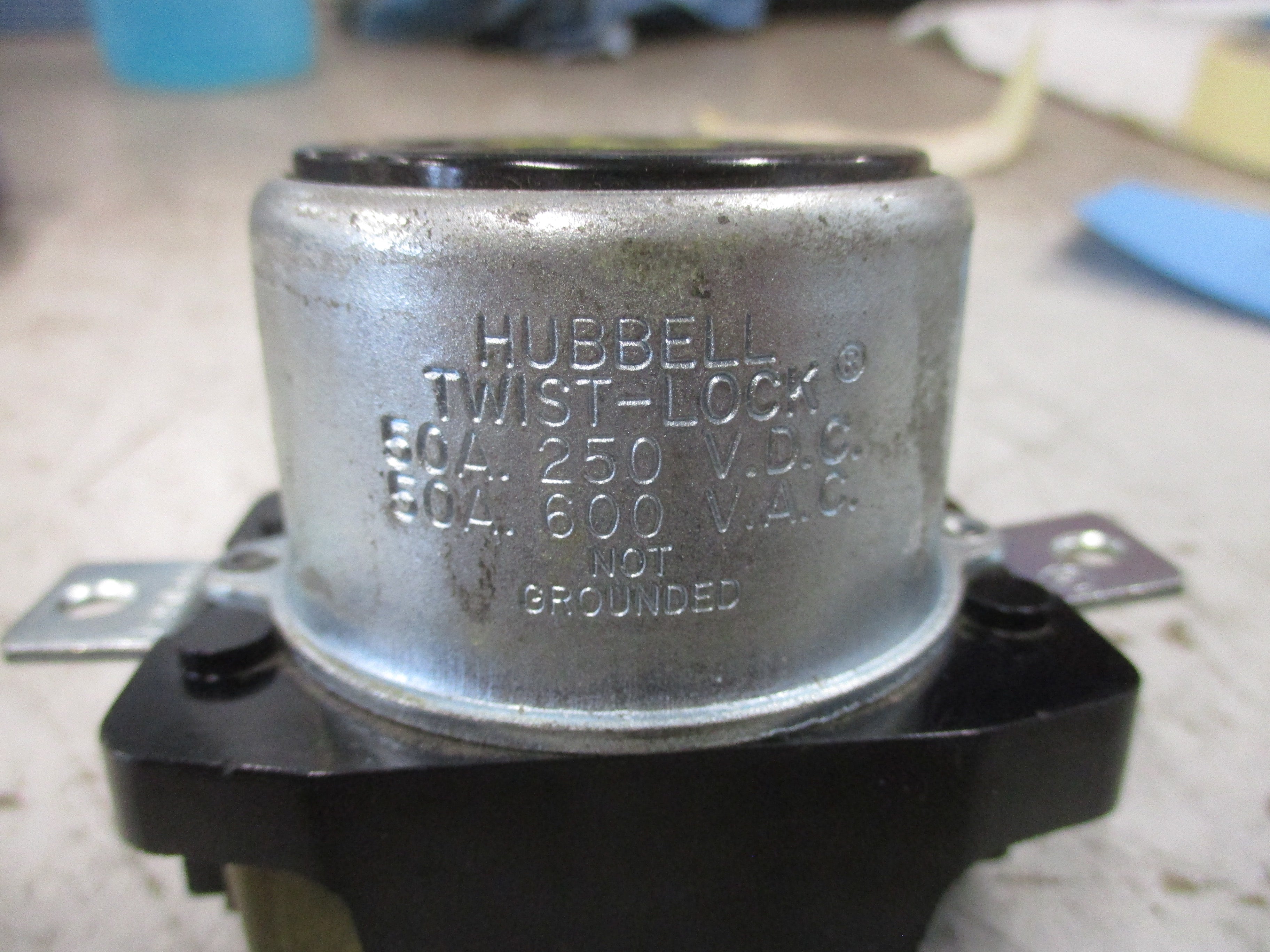 Hubbell Twist Lock Receptacle 50A Used