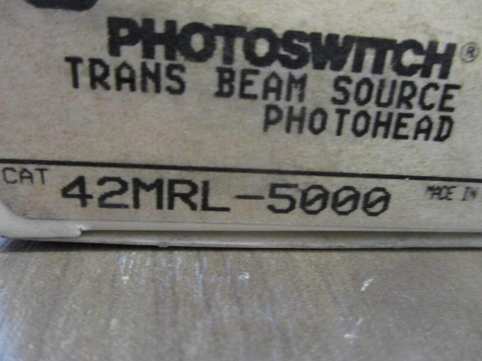 Allen-Bradley Photoswitch Trans Beam Source Photohead 42MRL-5000 Ser. B