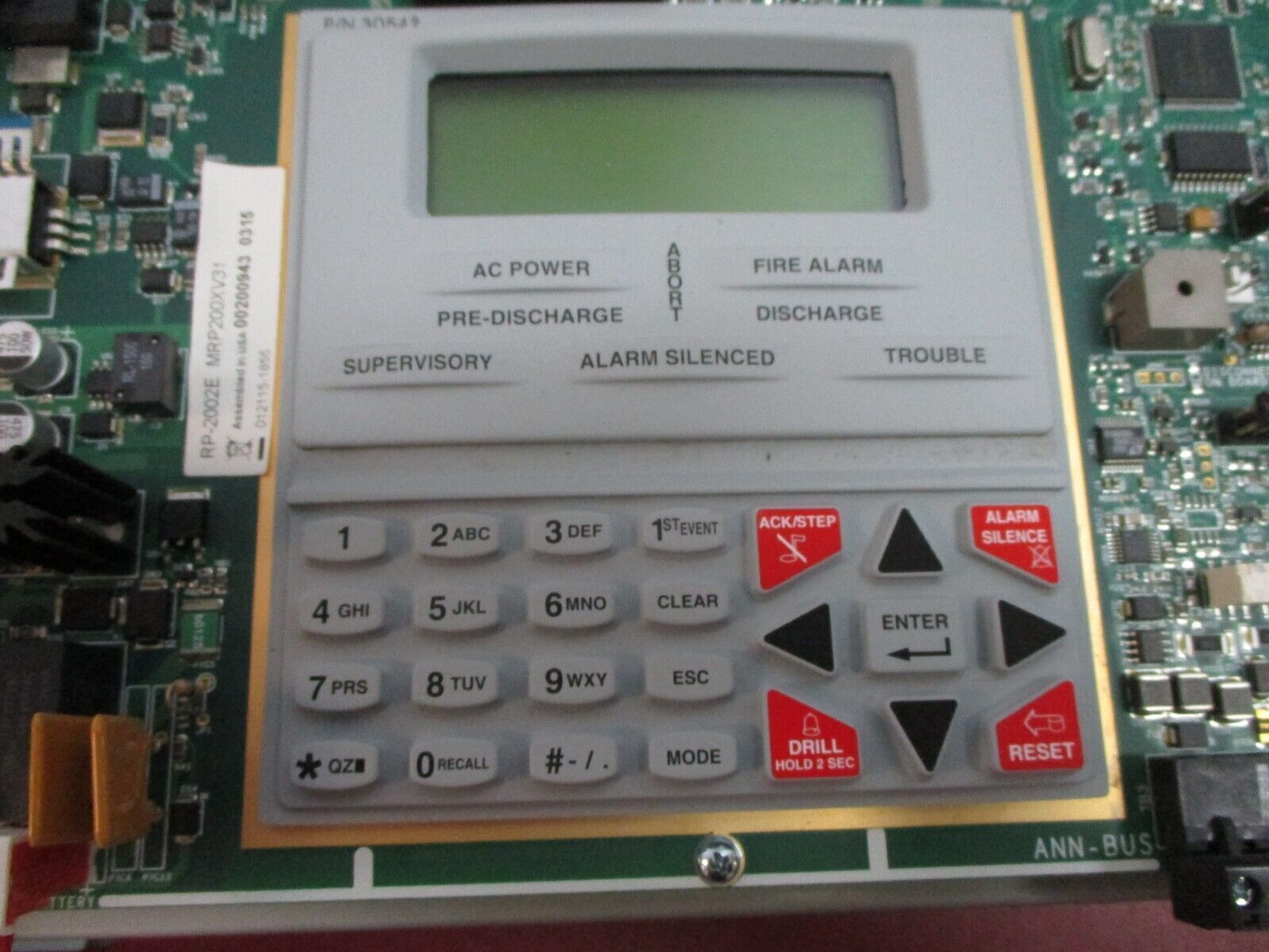 Honeywell Notifier Control Panel RP-2002E Used