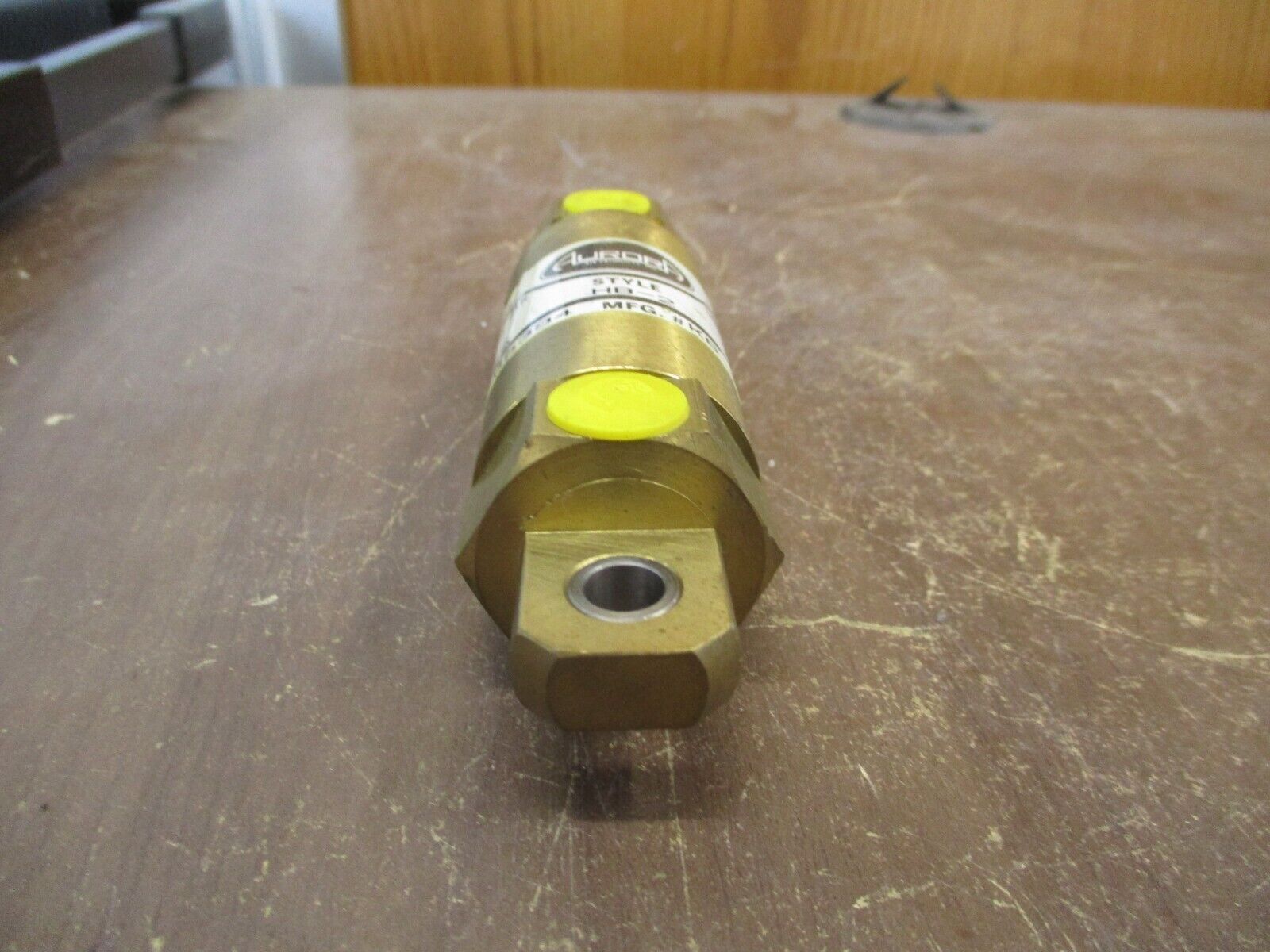 Aurora Solid Brass Cylinder HB-2 200 PSI Air, 500PSI Hyd. Bore: 1.125 *No Box*