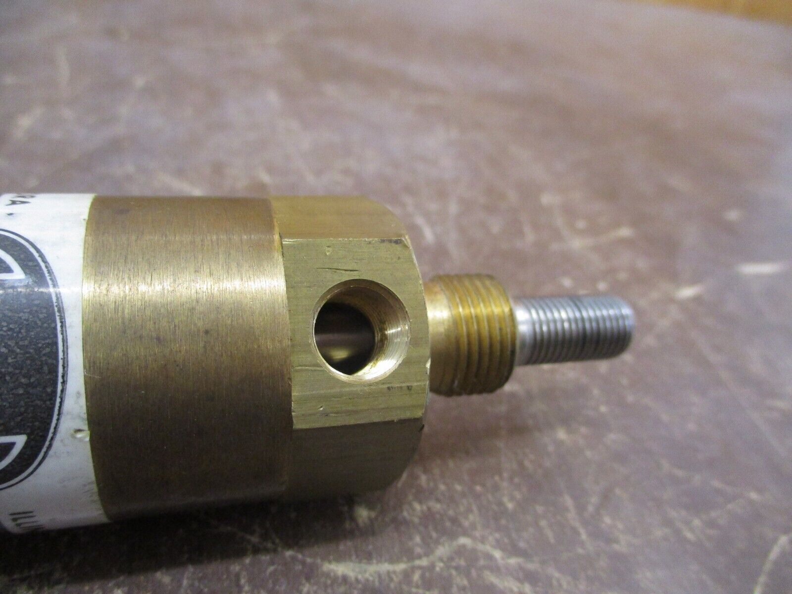 Aurora Solid Brass Cylinder HB-2 200 PSI Air, 500PSI Hyd. Bore: 1.125 *No Box*
