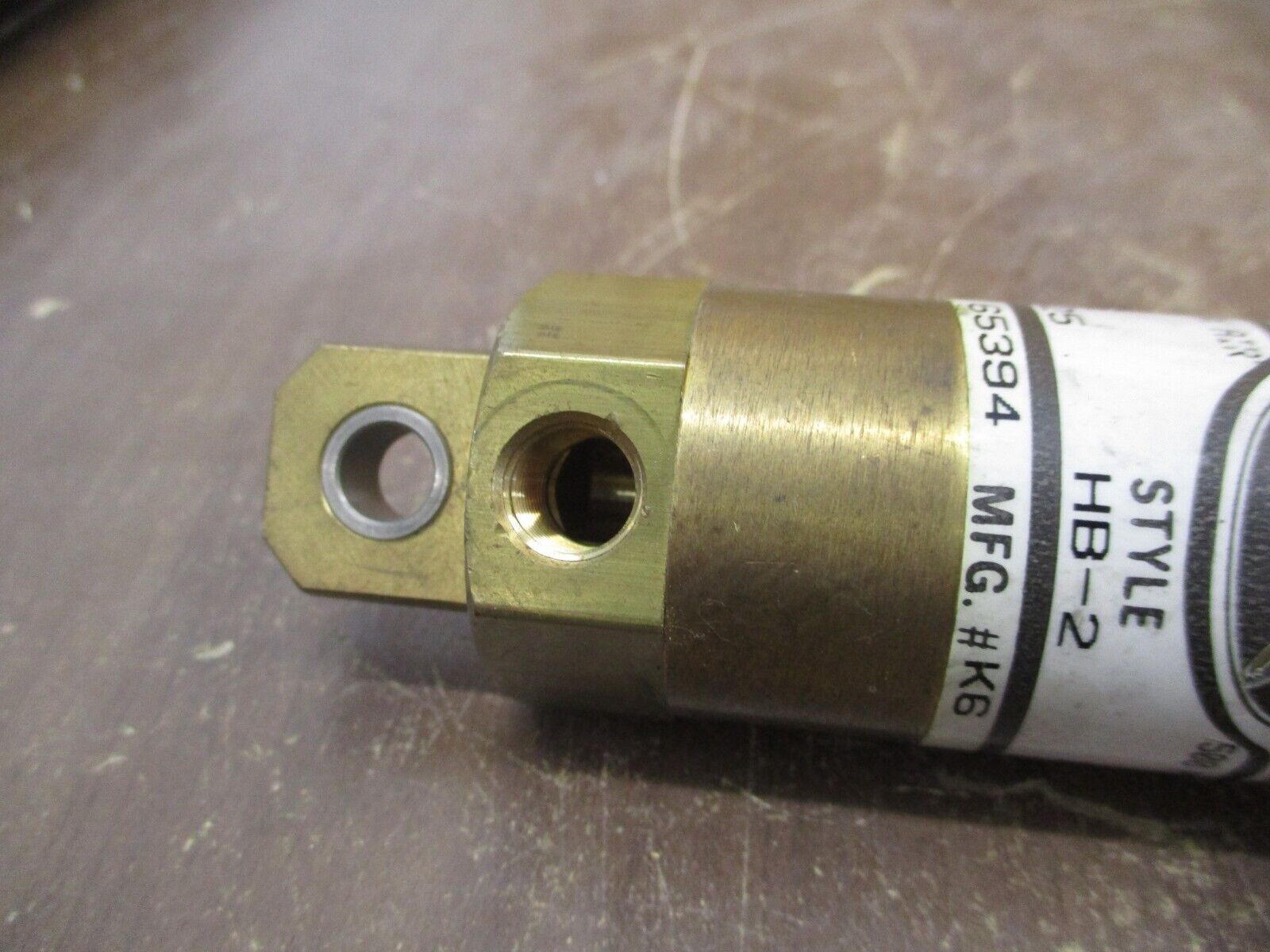 Aurora Solid Brass Cylinder HB-2 200 PSI Air, 500PSI Hyd. Bore: 1.125 *No Box*