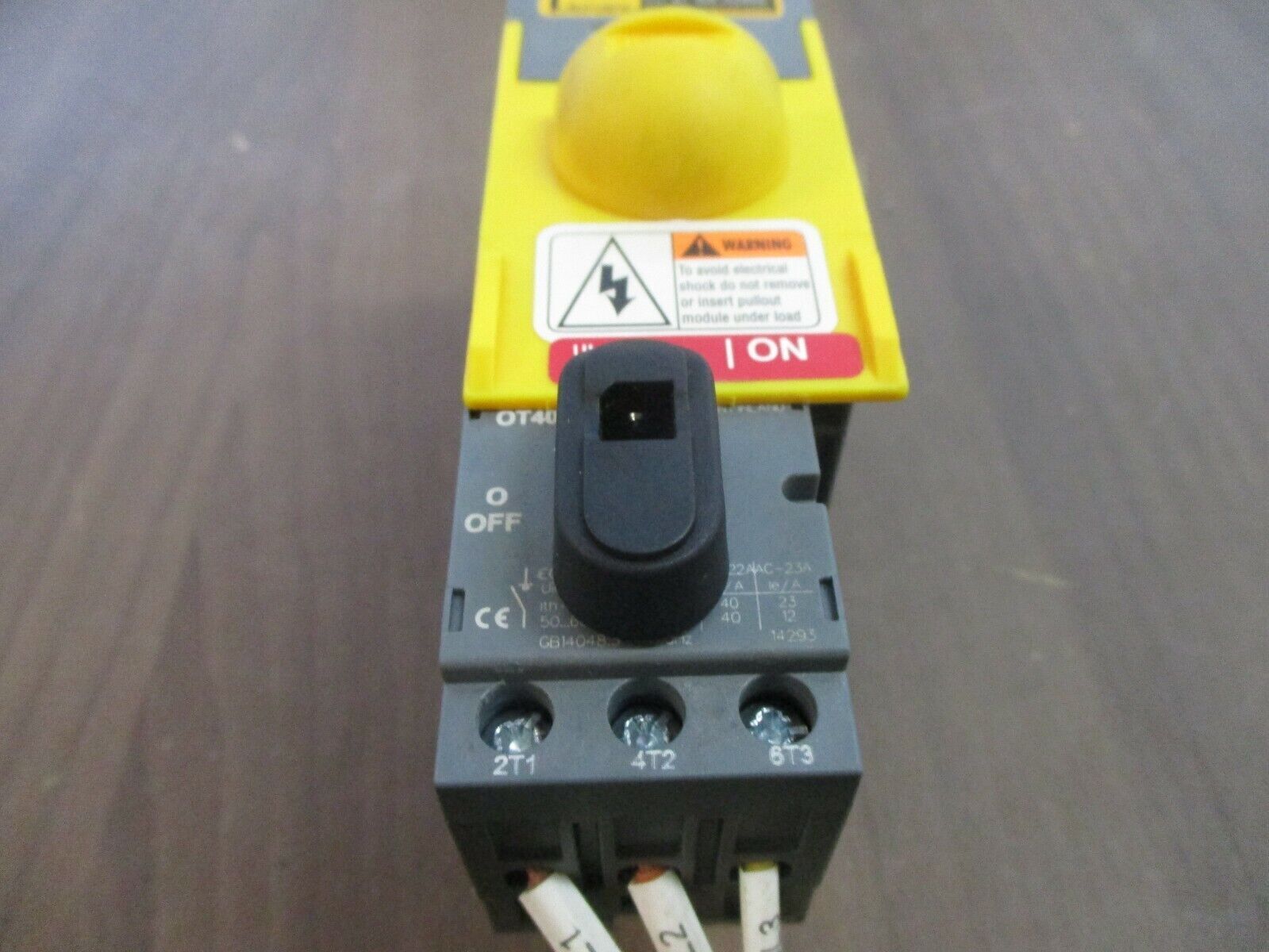 Bussman Optima Motor Protector OPM-1038RSW 30A 600V *Broken Plastic* Used