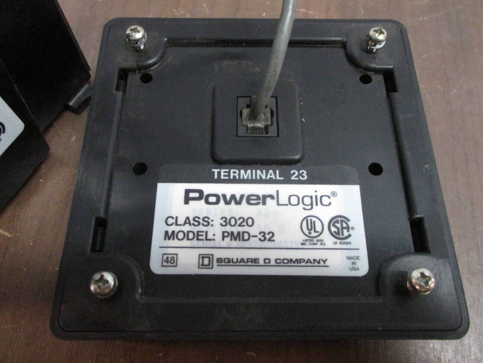 Square D PowerLogic Power Meter w/ Display 3020/PM-600 / 3020 PMD-32 Used