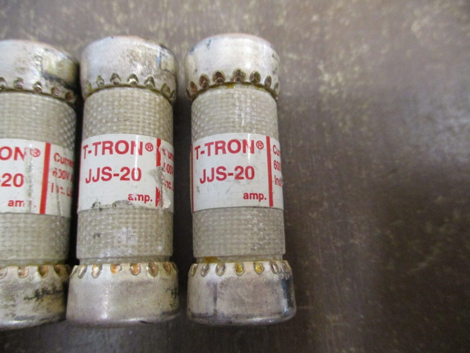 Bussmann T-Tron Fuse JJS-20 20A 600V *Lot of 3* Used