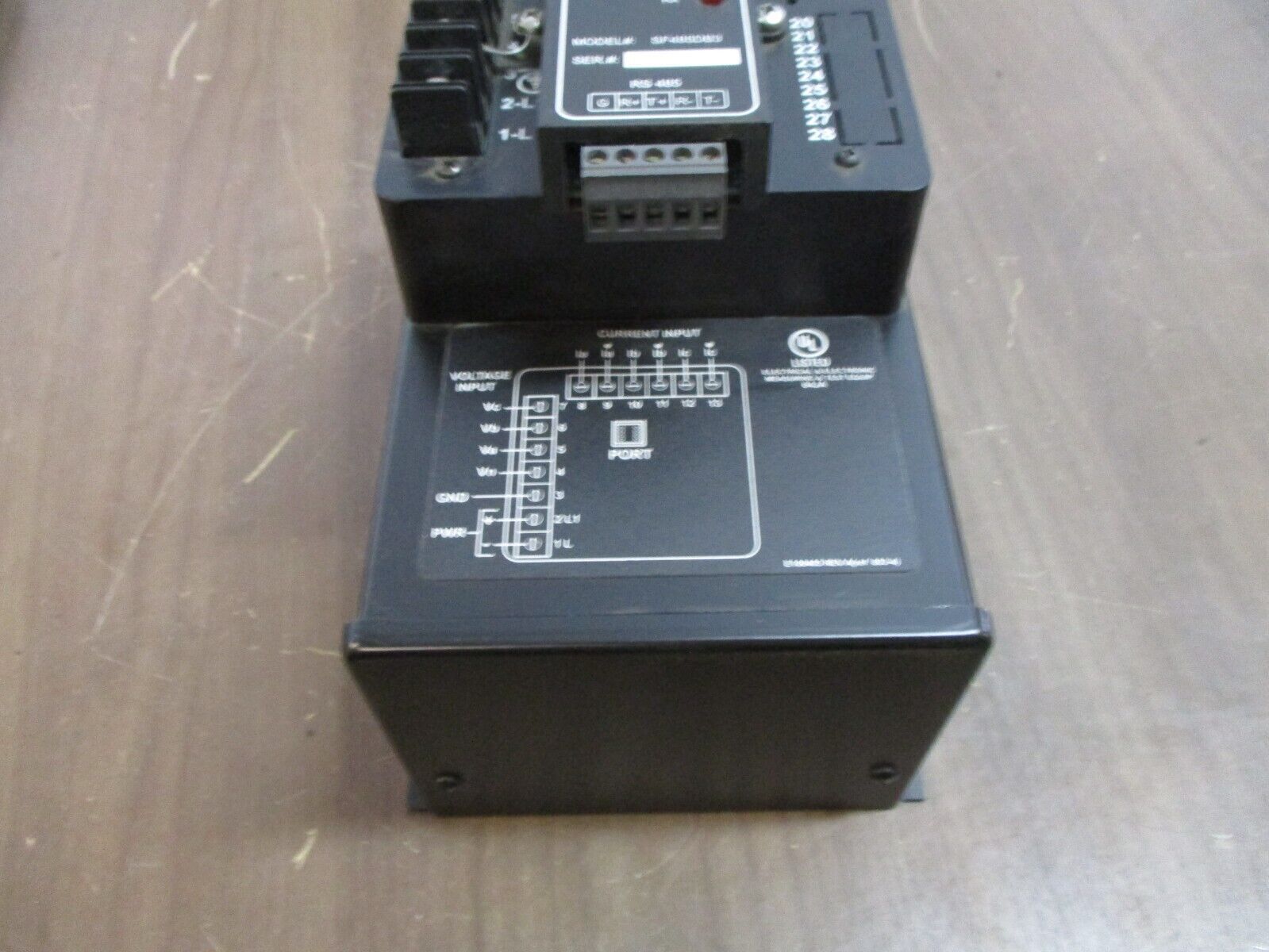 GE Electronic Power Meter EPM 7430D w/ SF485DB3 Comm Converter Used