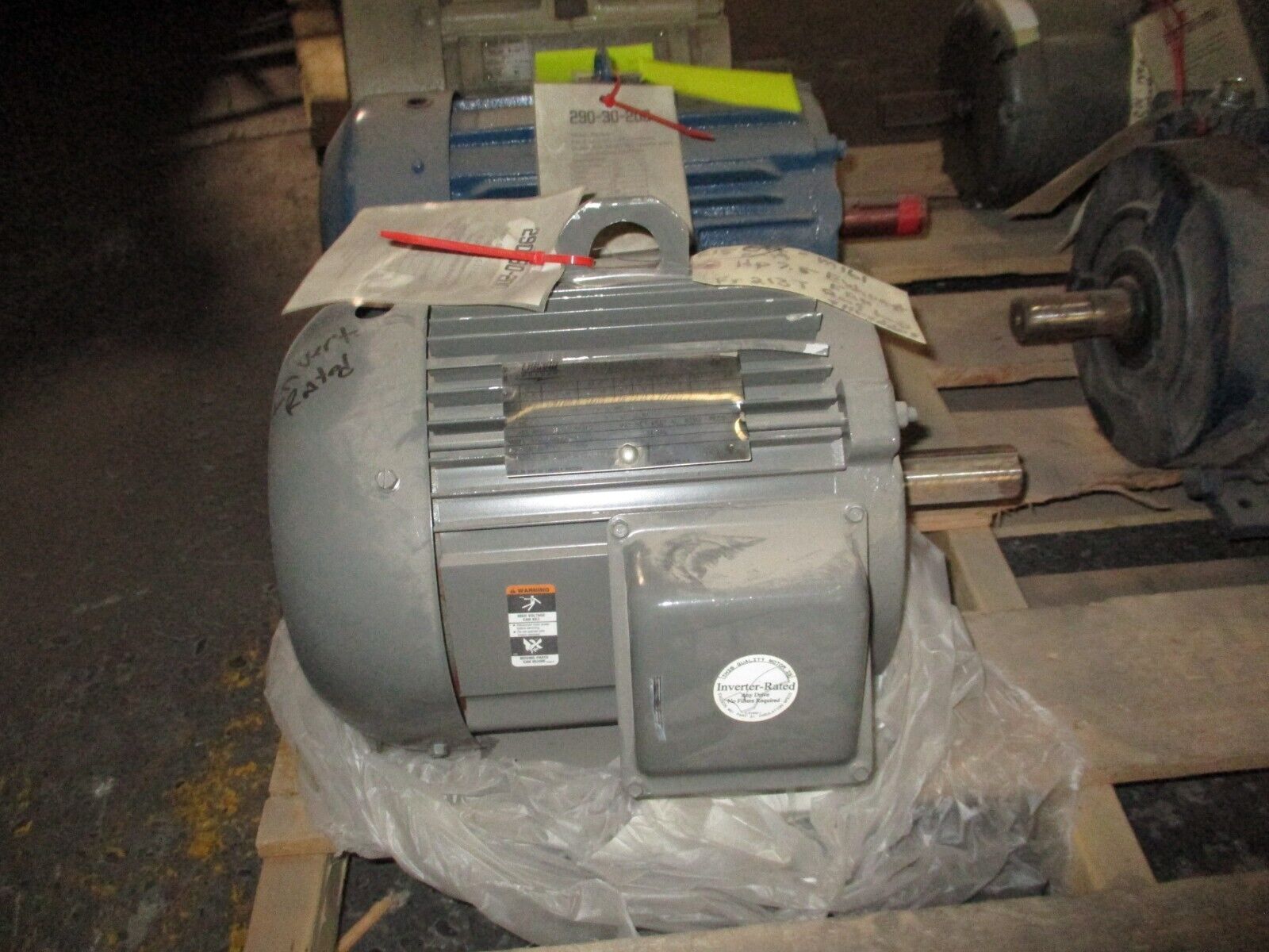 Lincoln Motor BVD AF4P7.5T61 L 7.5HP 1800RPM 230/460V 20/10A 60Hz 3Ph Used