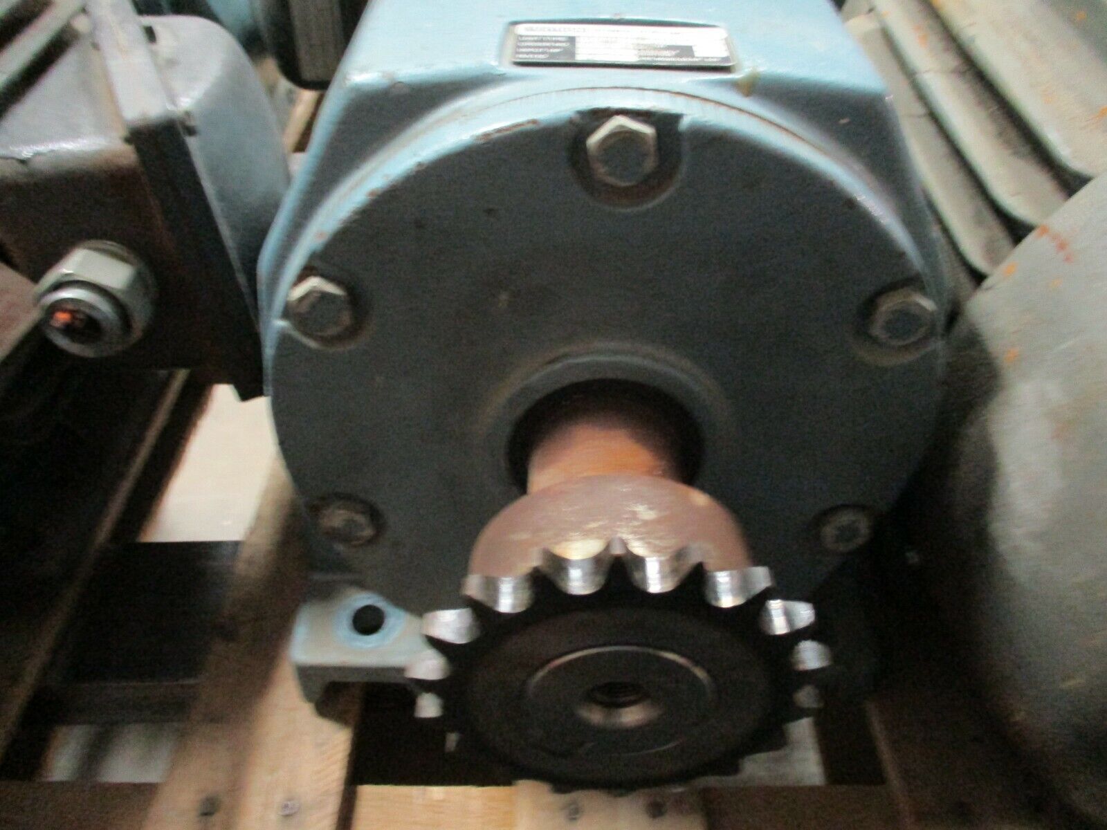 Baldor/Textron Gearmotor IDXM7570T/M082012.BANL1----D 10HP Ratio 12:1 Used