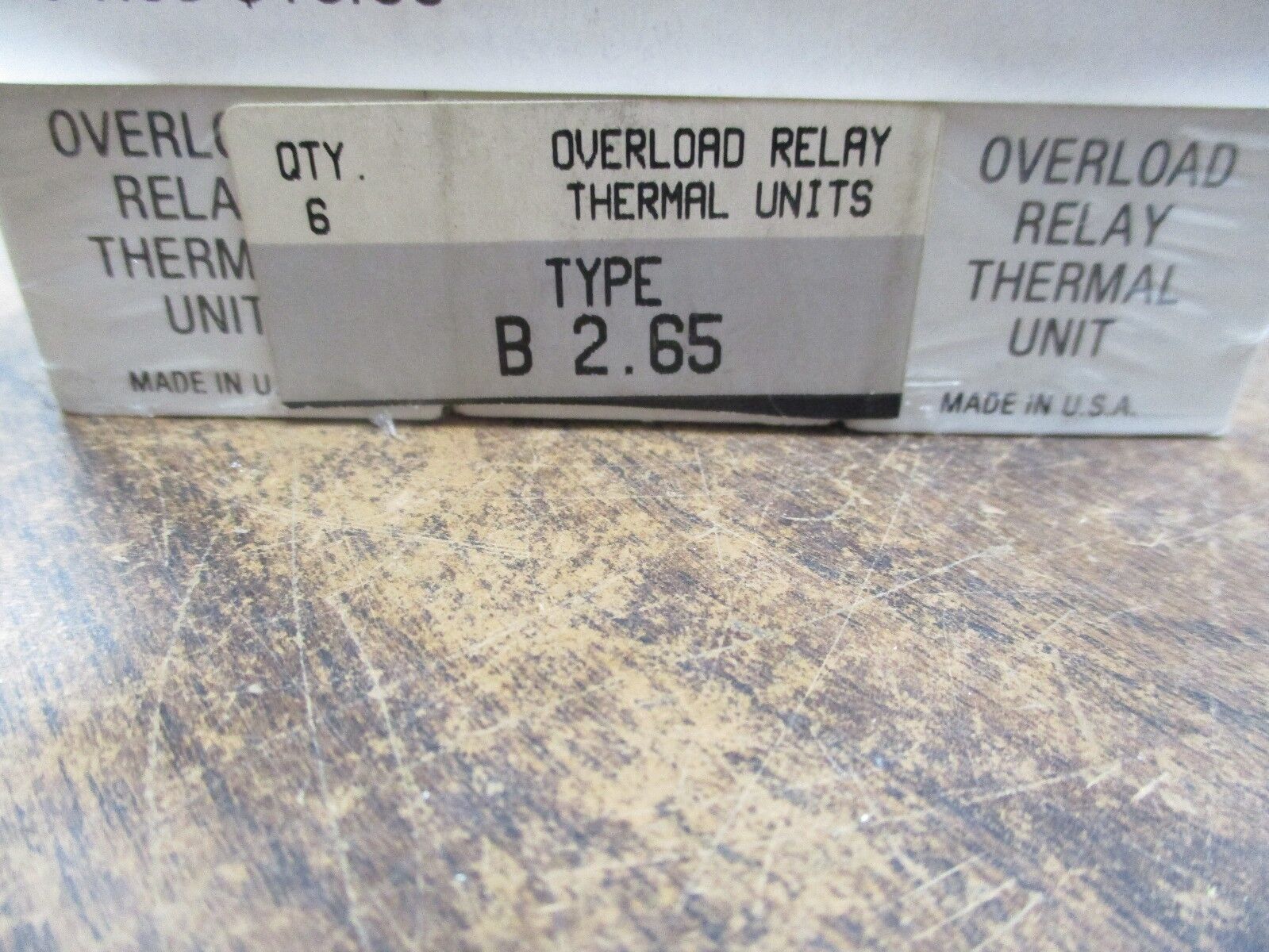 Square D B2.65 Overload Relay Thermal Unit Heater Element *Set of 3* New Surplus