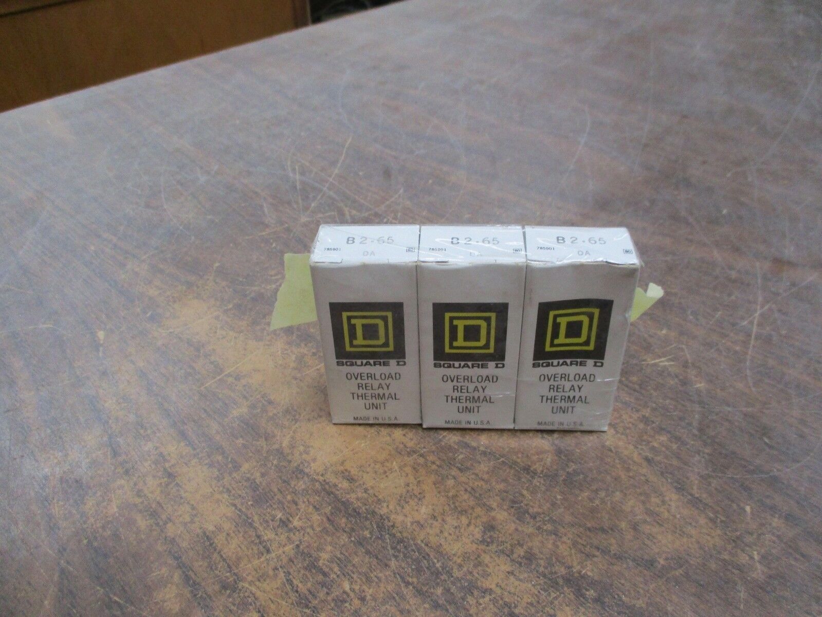 Square D B2.65 Overload Relay Thermal Unit Heater Element *Set of 3* New Surplus