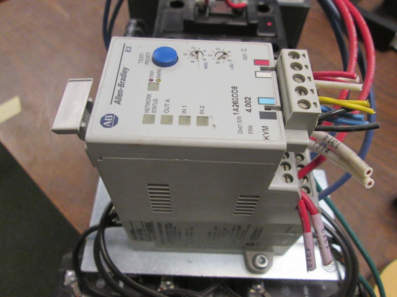 Allen-Bradley Size 4 Starter 509-EOD w/ PN-16156 Overload 135A 600V Used