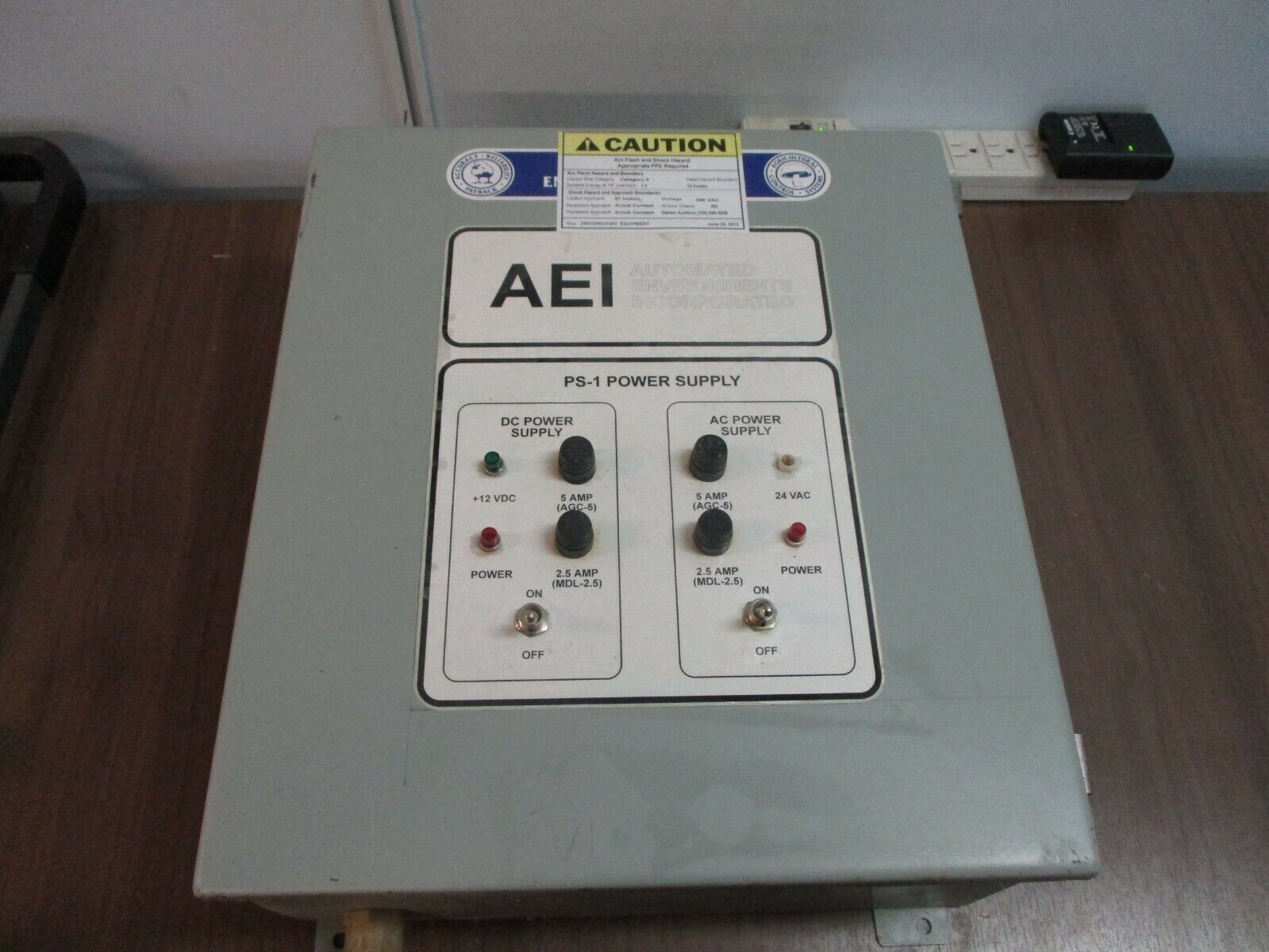 Automated Environments, Inc. Power Supply PS-1 Type 12 Enclosure Used