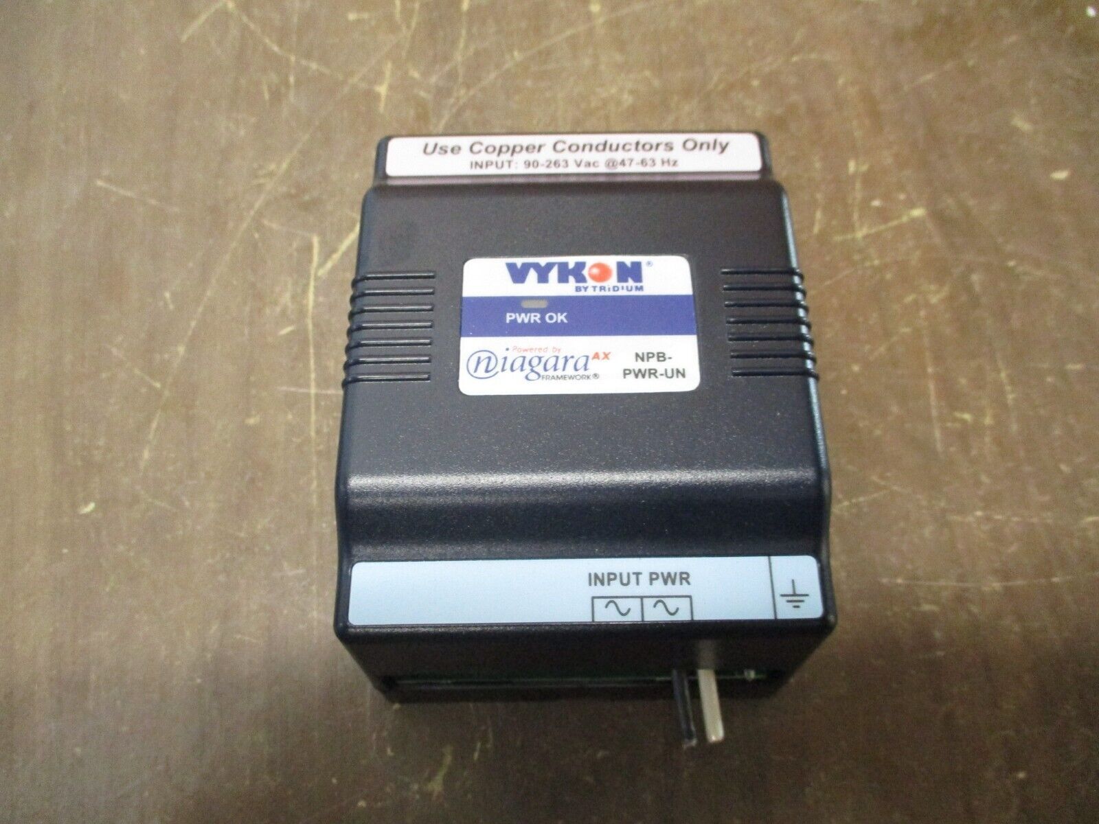 Tridium Vykon Power Supply NPB-PWR-UN Output: 15VDC Used