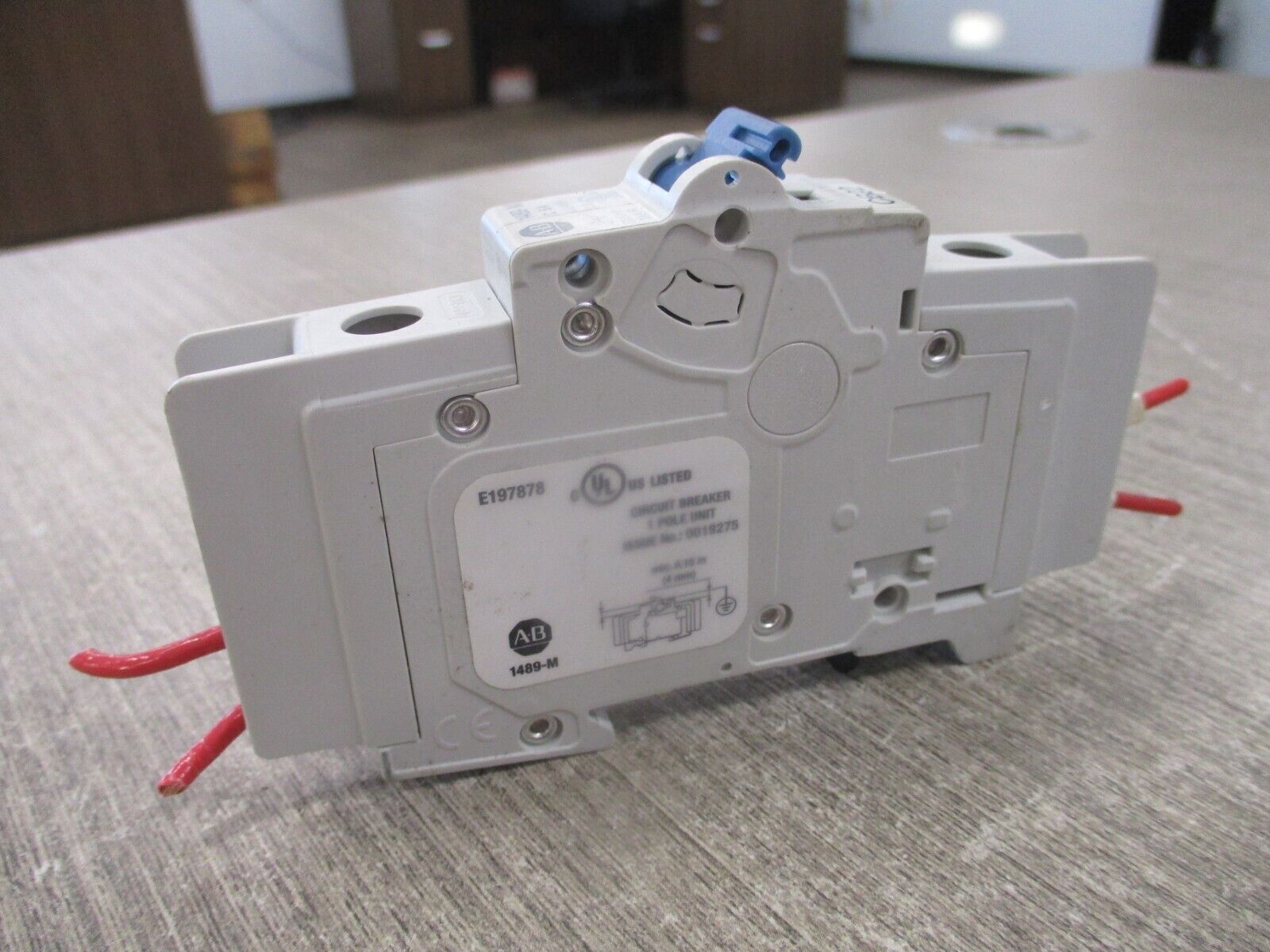 Allen-Bradley Circuit Breaker 1489-M1C050 Ser. D 5A 277V 1P 50/60Hz Used
