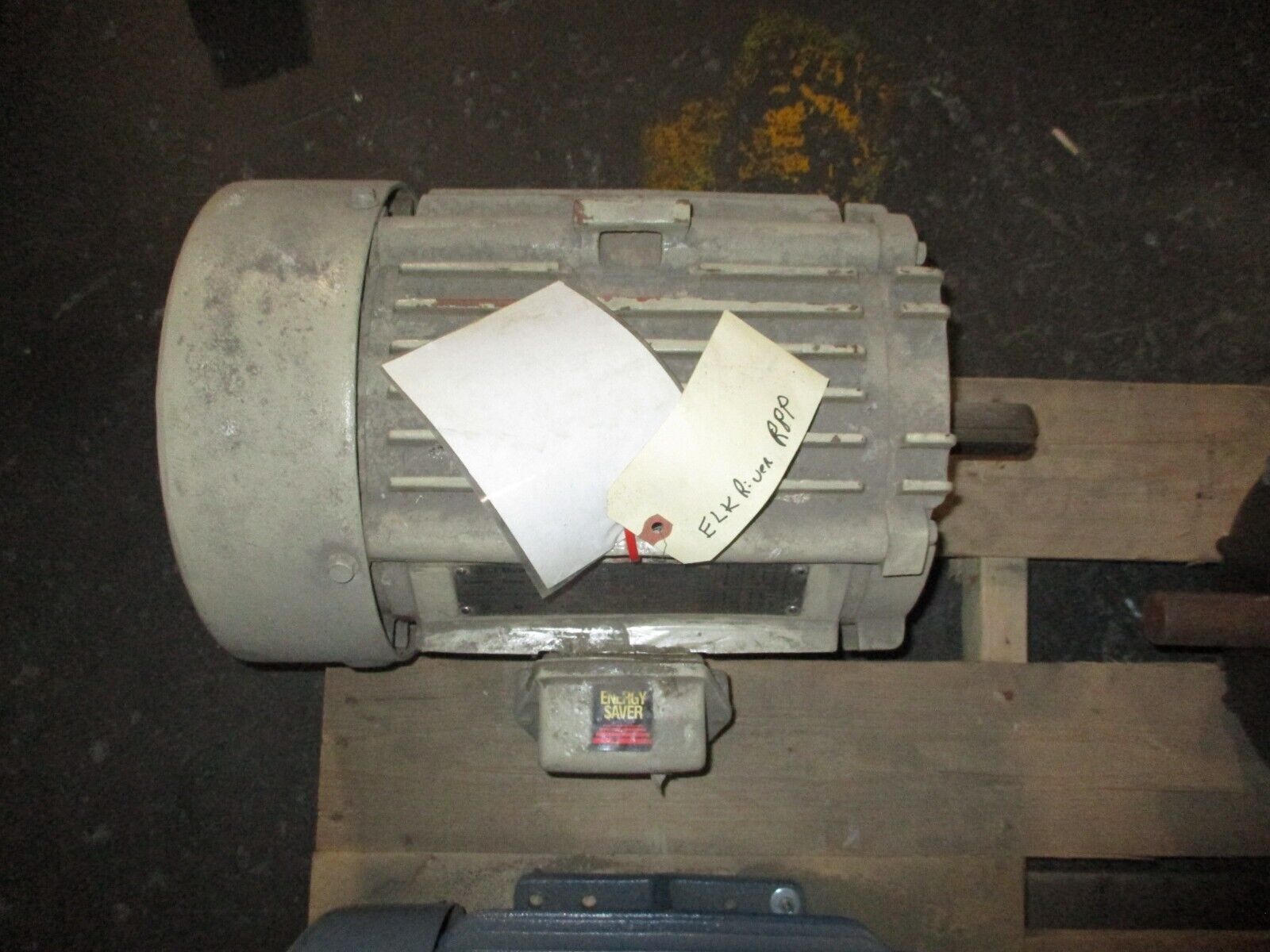 GE Severe Duty Motor 9145E 7.5HP 1800RPM 200-230/460V 18.8/9.4A 60Hz 3Ph Used