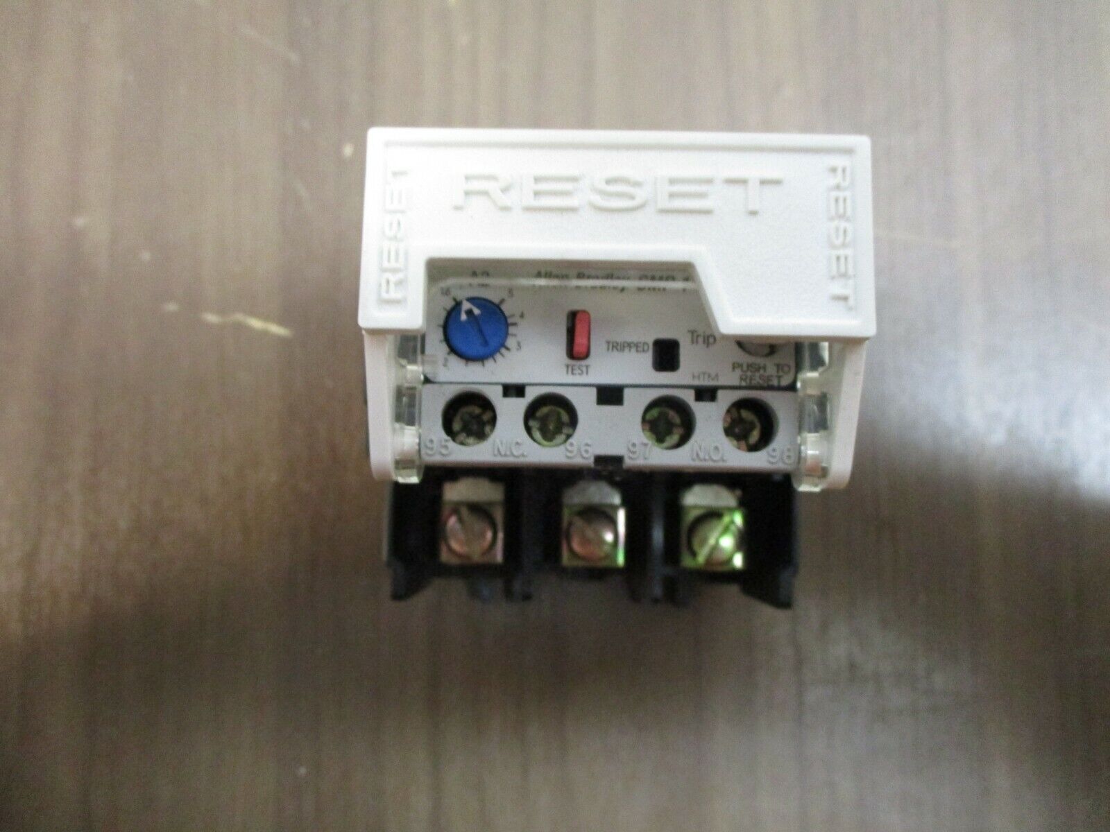 Allen-Bradley Solid State Overload 592-A2EA Ser. A Trip: 1.6-5.0A Used