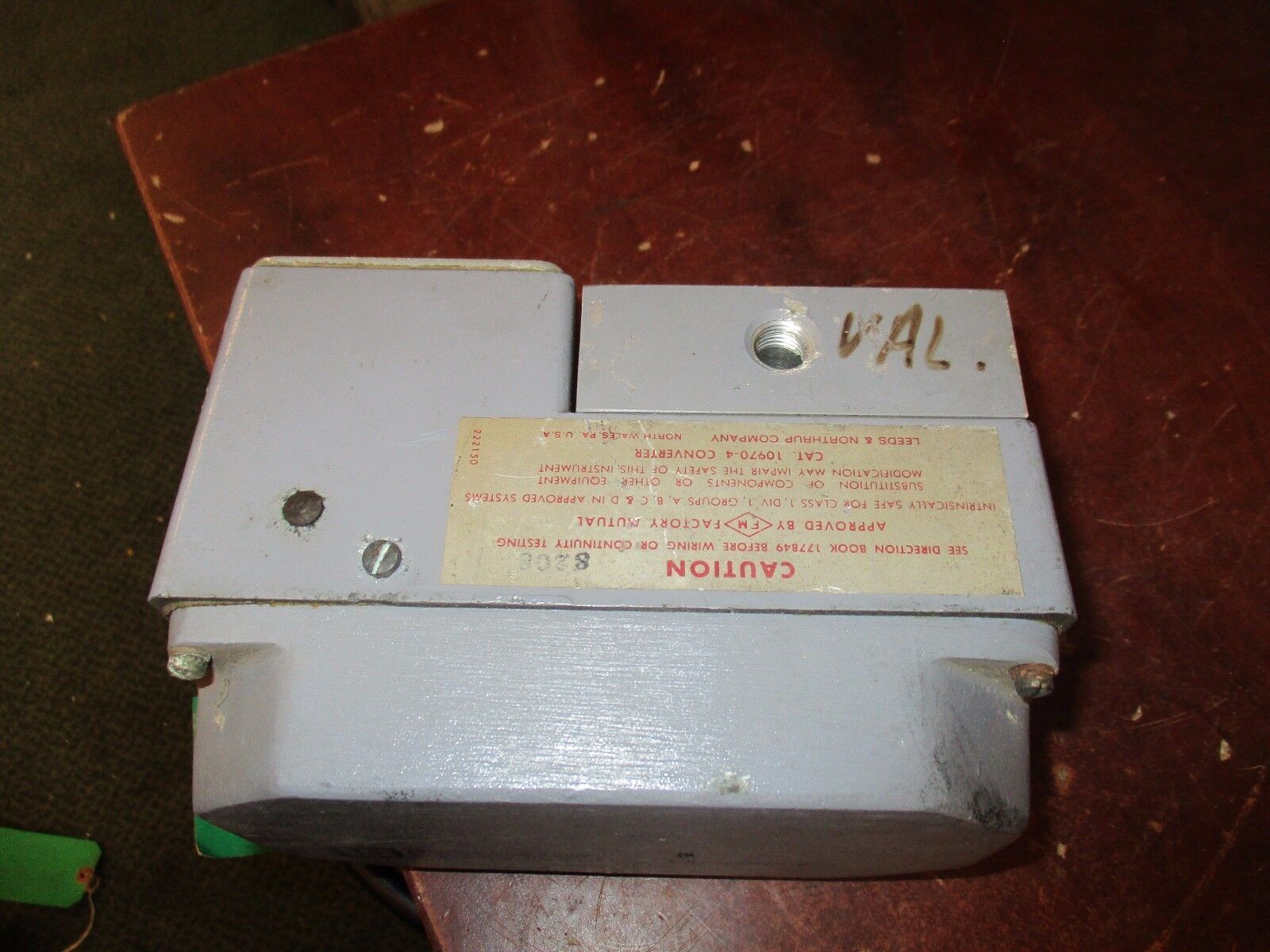 Leeds & Northrup Electro-Pneumatic Converter 10970-2 Used