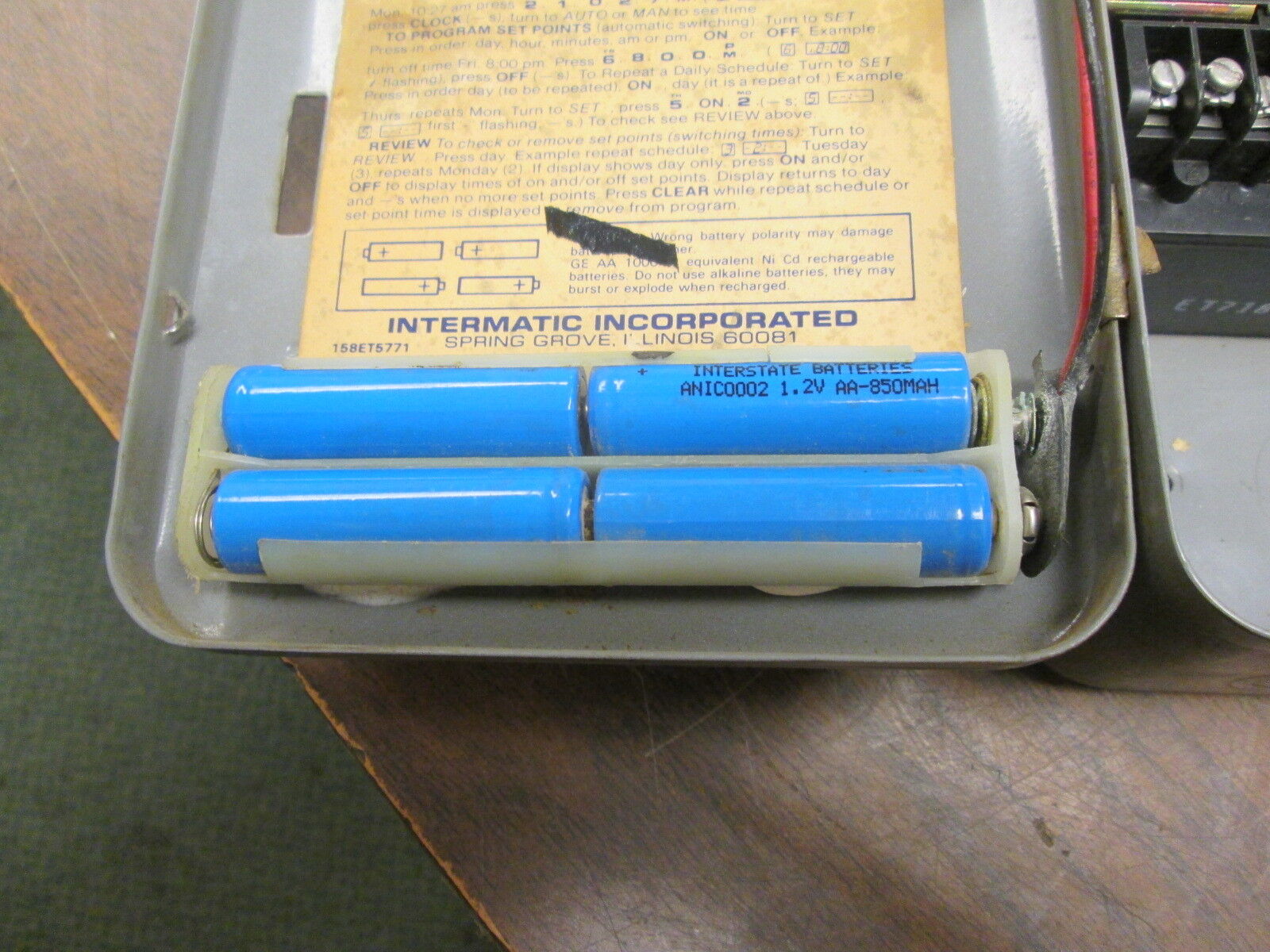 Intermatic Electronic Timer ET728C 7-Day 120V 60Hz Used