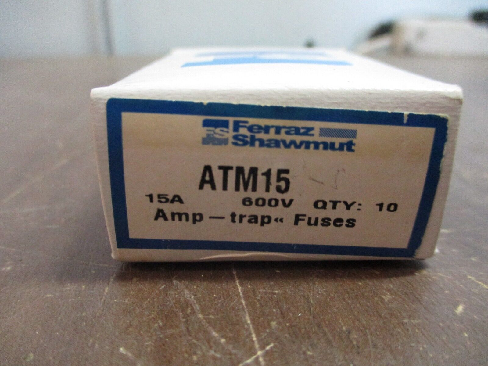 Ferraz Shawmut Amp-Trap Fuse ATM15 15A 600V *Lot of 5* New Surplus