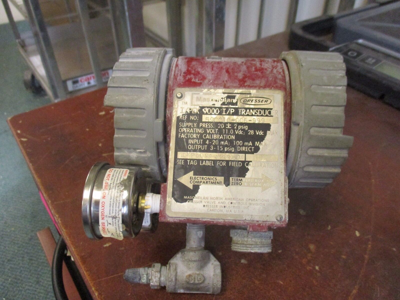 Masoneilan I/PEX 9000 I/P Transducer 590010-006-999 Used
