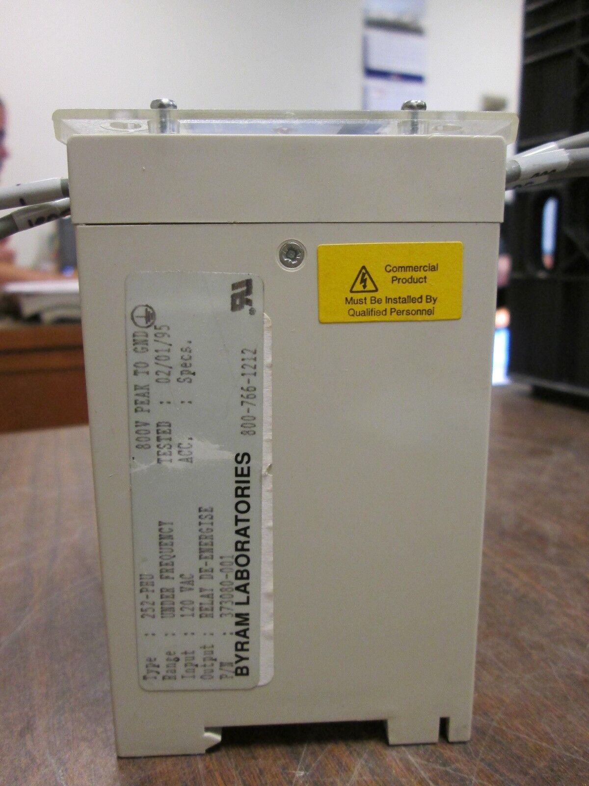 Crompton Protector Relay 252-PHUU 120V 60Hz Used