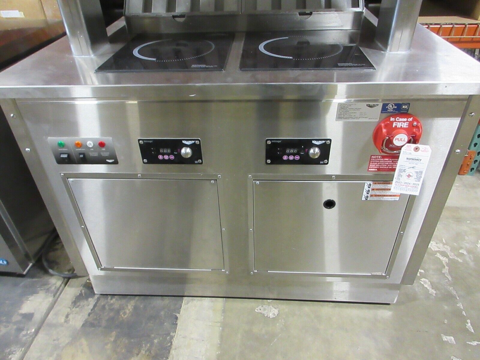 Vollrath Induction Hot Food Serving Counter 69722C-2-VC-66-0019 120V 21A Used